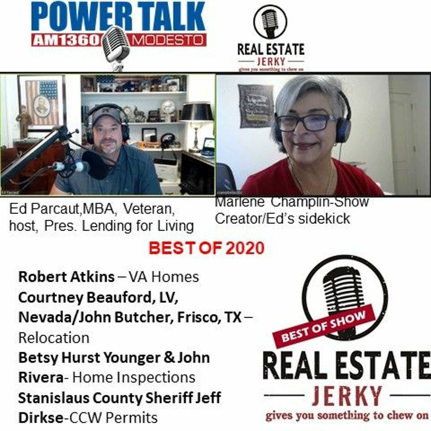 Best Of Real Estate Jerky 2020 - Hosts Ed & Marlene 12/26/2020 01/02/2021