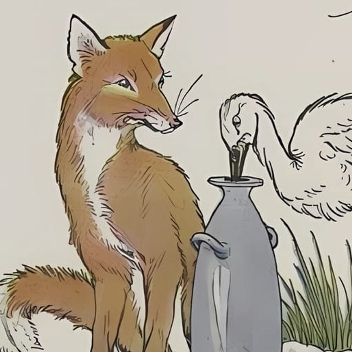 De Vos en de Ooievaar | Aesopus Fabels episode artwork
