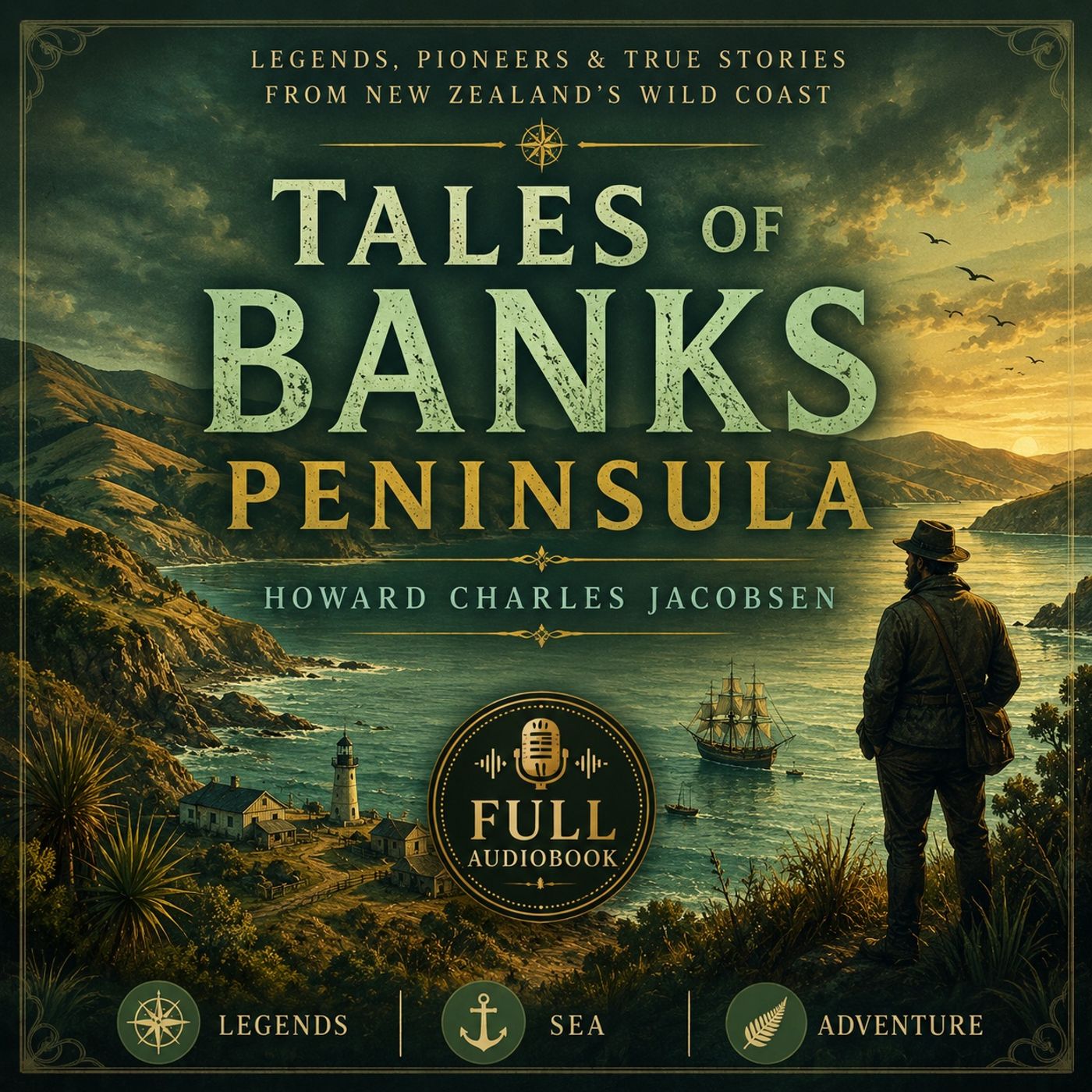 Tales of Banks Peninsula by Howard Charles Jacobsen | Full Audiobook 📖 New Zealand Legends, Adventure & Coastal History Part 1