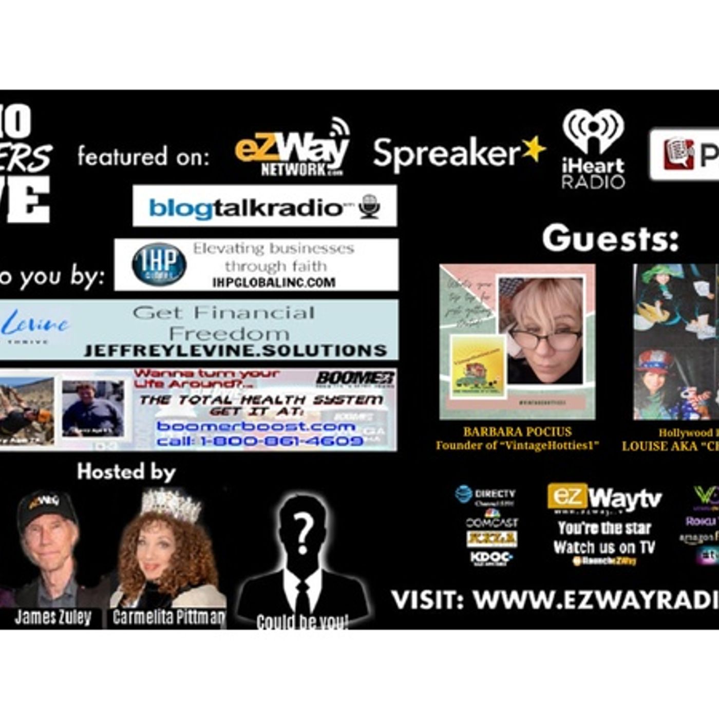 RBL 10/26/20 S:9; EP:12; FEAT #BARBARA POCIUS VINTAG & LOUISE AKA "CHEEZY WEEZY" episode artwork
