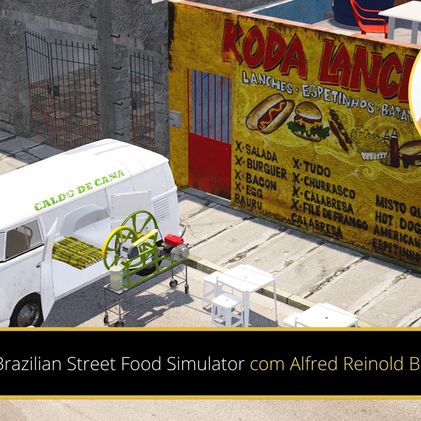 Fala Gamer Cast - #139 Brazilian Street Food Simulator com Alfred Reinold Baudisch episode artwork