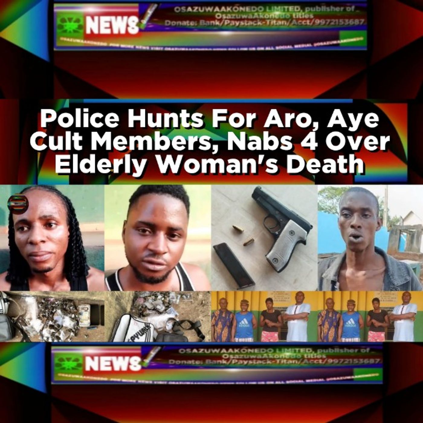 Police Hunts For Aro, Aye Cult Members, Nabs 4 Over Elderly Woman's Death episode artwork
