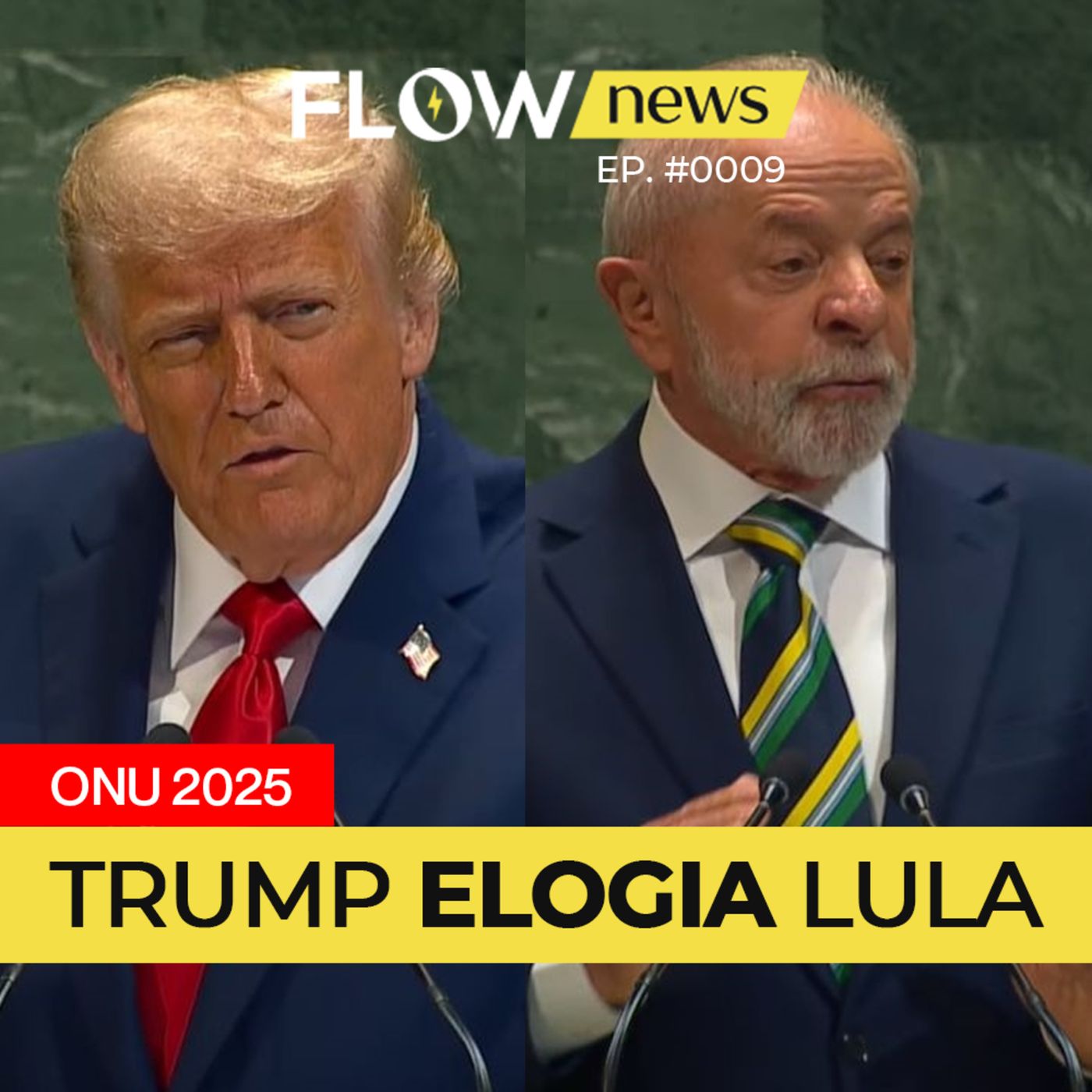 FLERTE ENTRE TRUMP E LULA NA ONU - FLÁVIO BOLSONARO - MANIFESTAÇÕES - Flow News #009