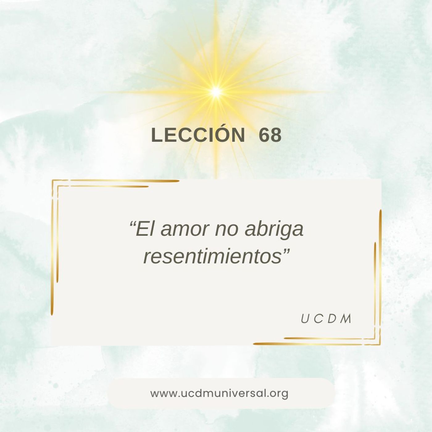 UCDM Universal LECCIÓN DEL DÍA