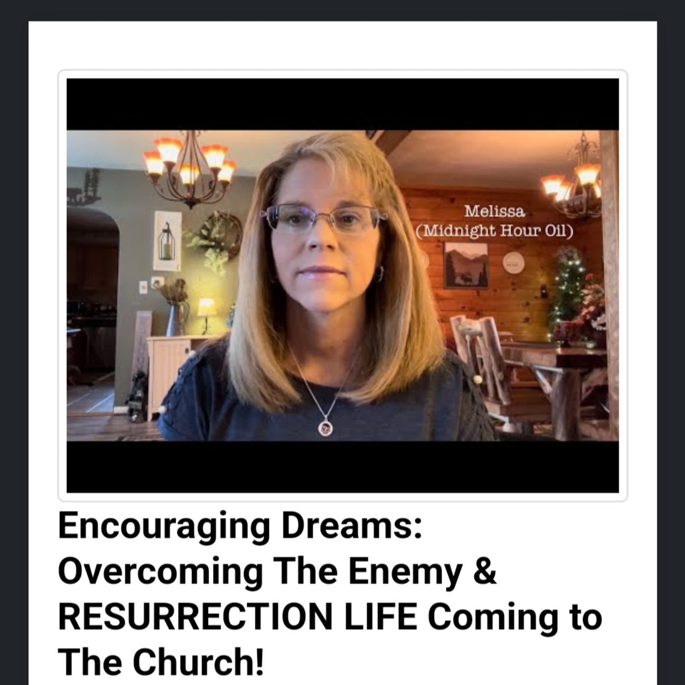 Encouraging Dreams: Overcoming The Enemy & RESURRECTION LIFE Coming to The Church! episode artwork