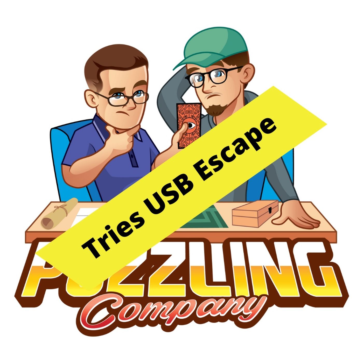 Puzzling Company Tries Not To Get Spooked In USB Escape! episode artwork