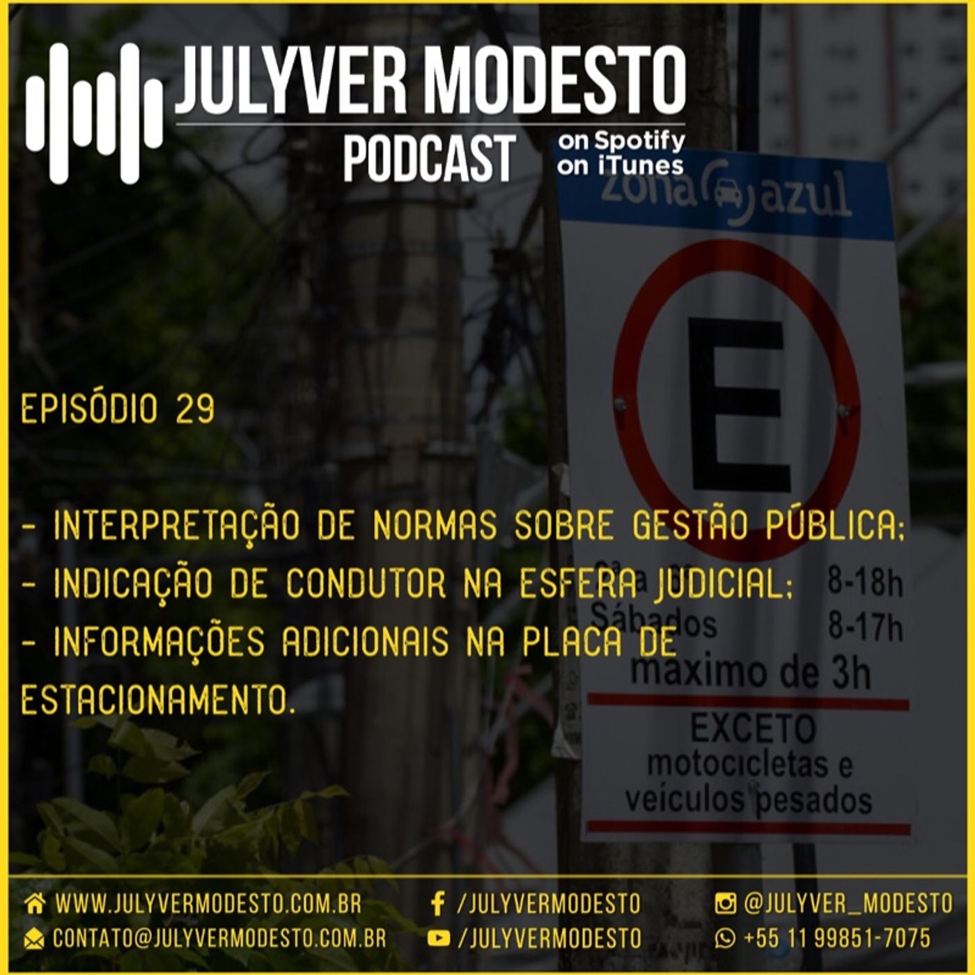 Trânsito, por Julyver Modesto