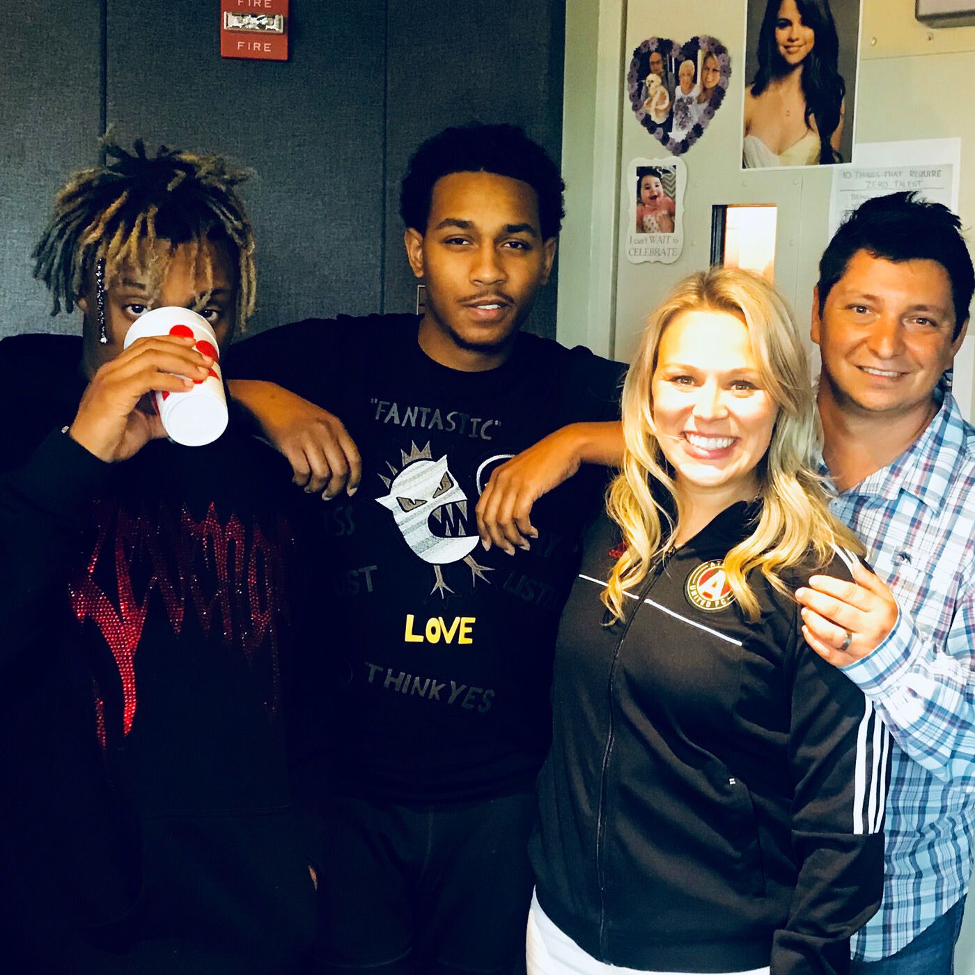 Juice Wrld (in studio) and the boss drops bars!