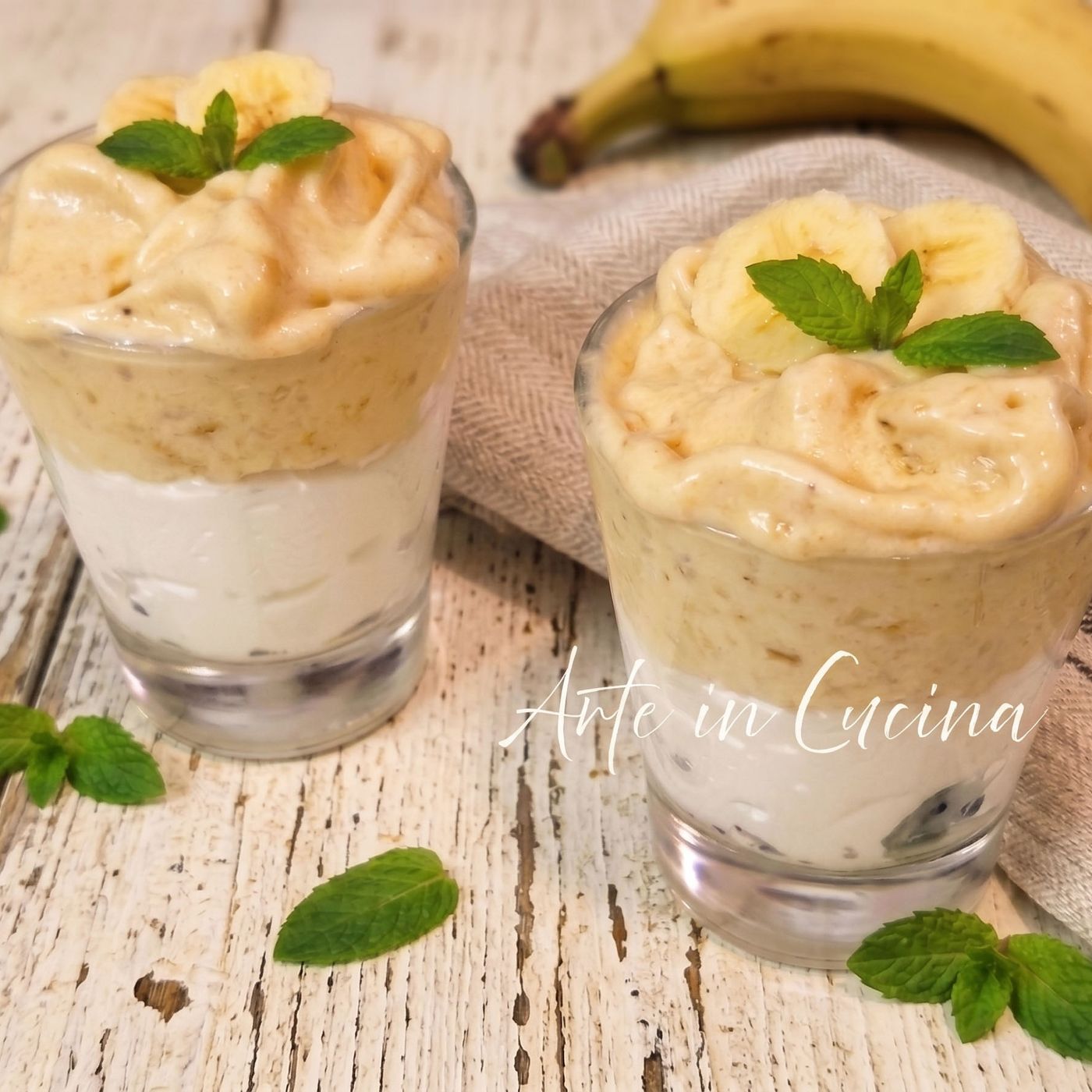 GELATO alle BANANE fatto in casa