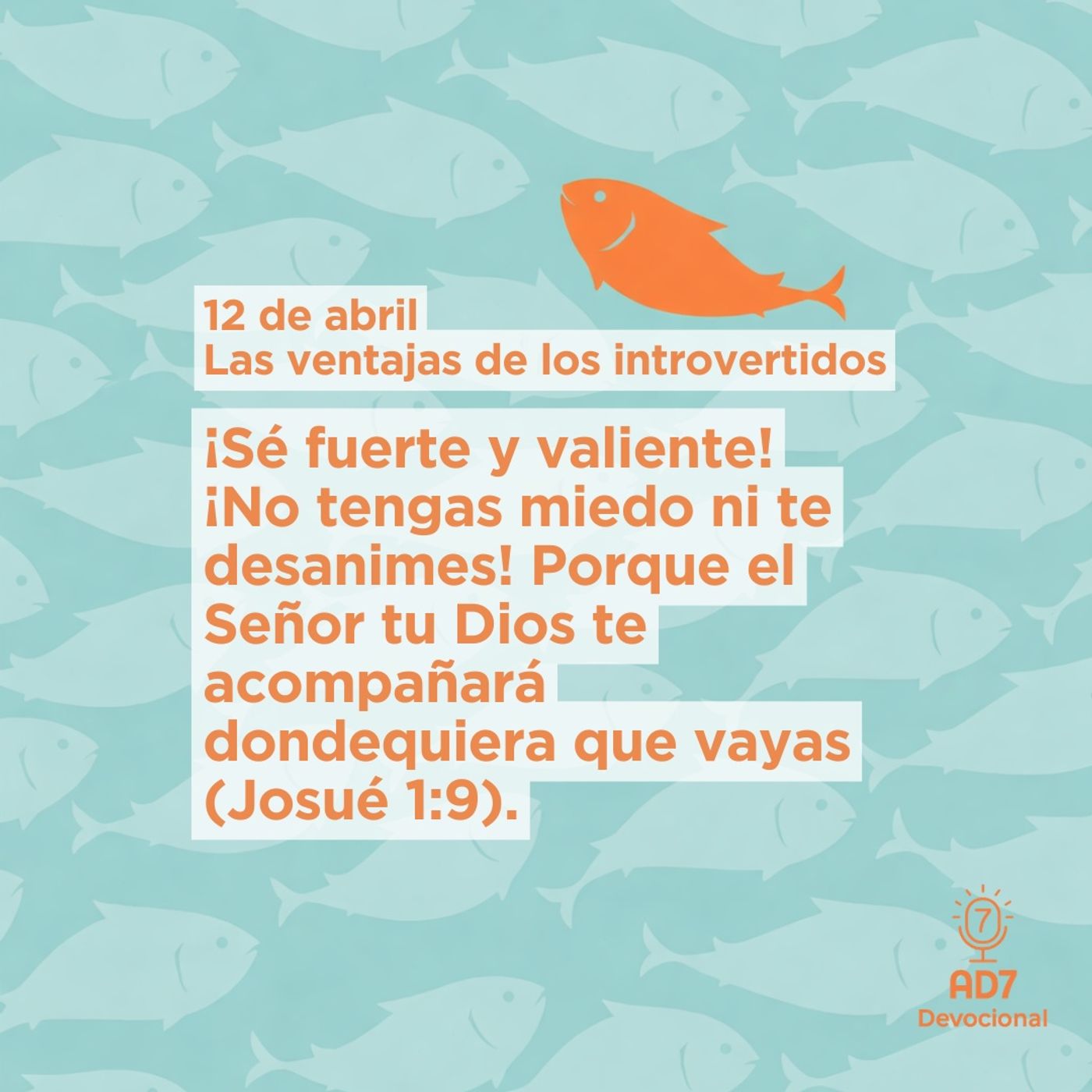 Las ventajas de los introvertidos ~ Devocional de Jóvenes ~ 12 de abril 2026 — AD7 Devocional - Diferente / Inverso cover