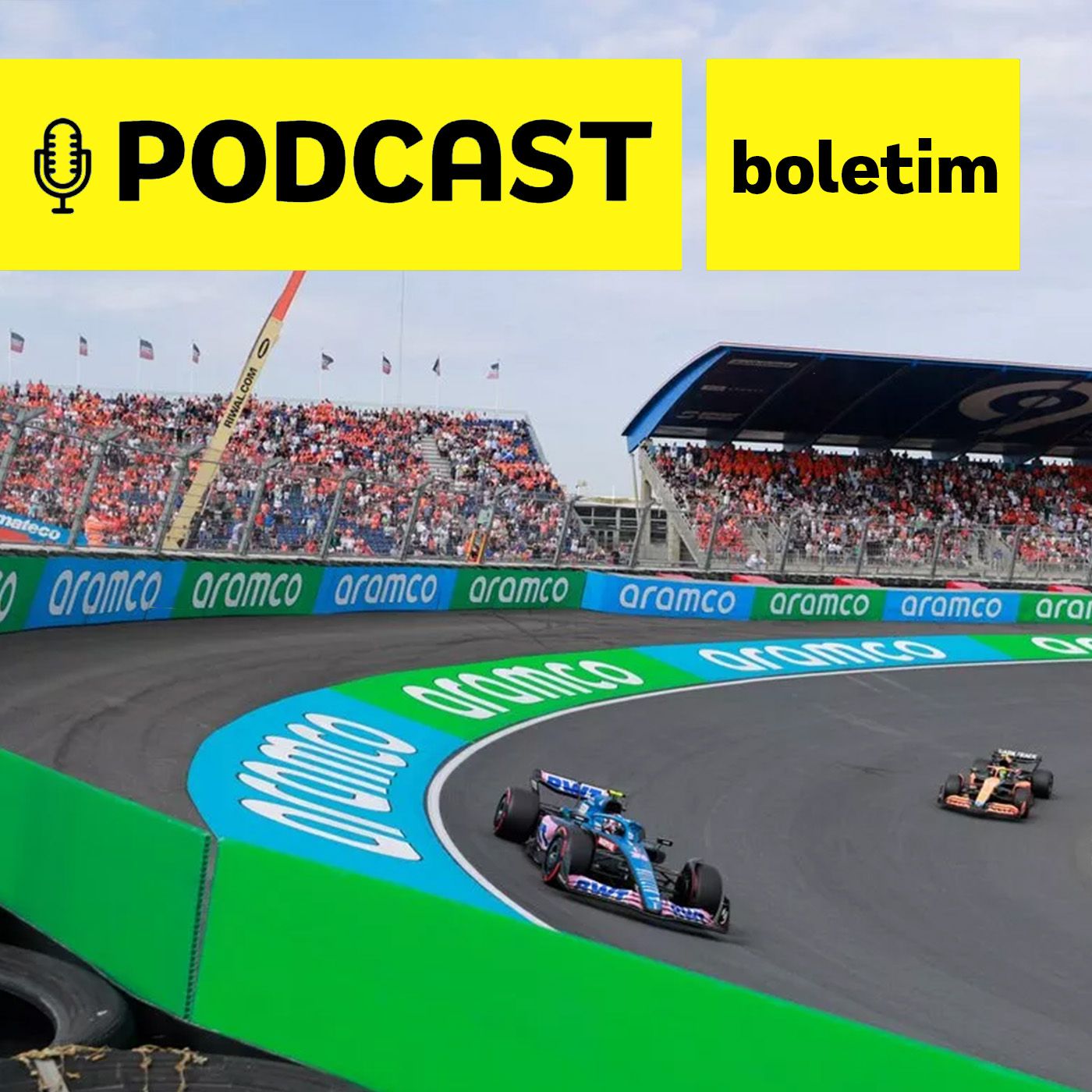 Podcast Boletim - Leclerc lidera na Holanda, Piastri na Mclaren, Drugo rumo a título e RBR-Porsche melando episode artwork