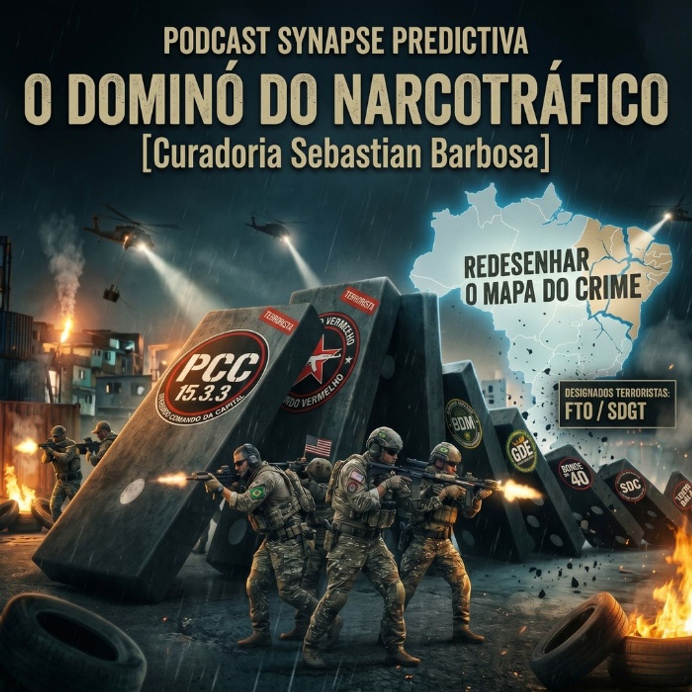 O DOMINÓ DO NARCOTRÁFICO episode artwork