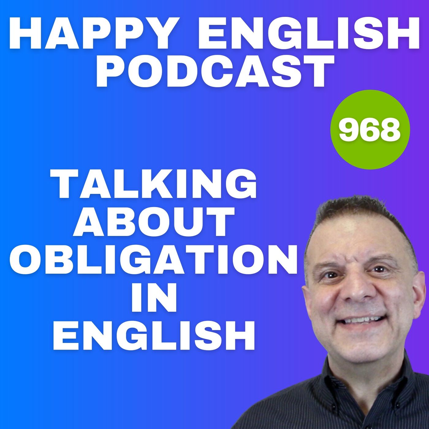 968 - Talking About Obligation in English - Have To, Must, Need To, and Be Supposed To