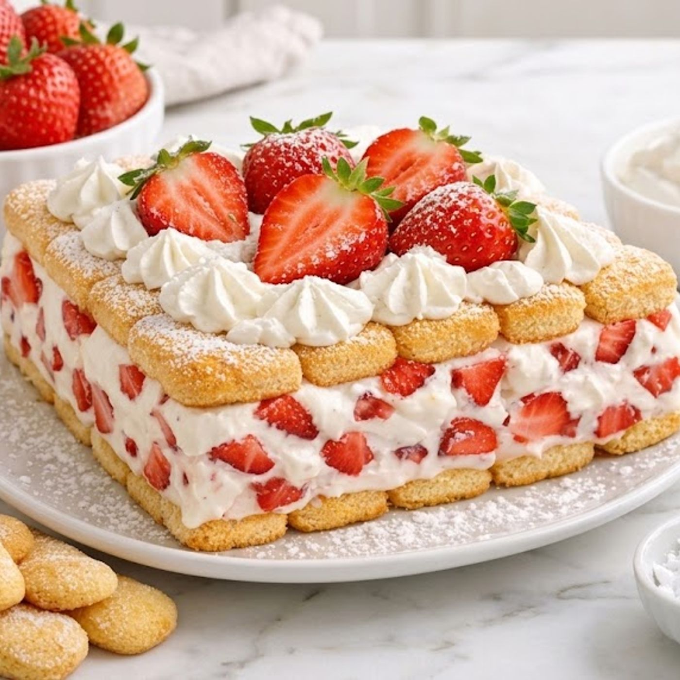 Mattonella di pavesini e fragole, senza cottura, ricetta last minut! episode artwork