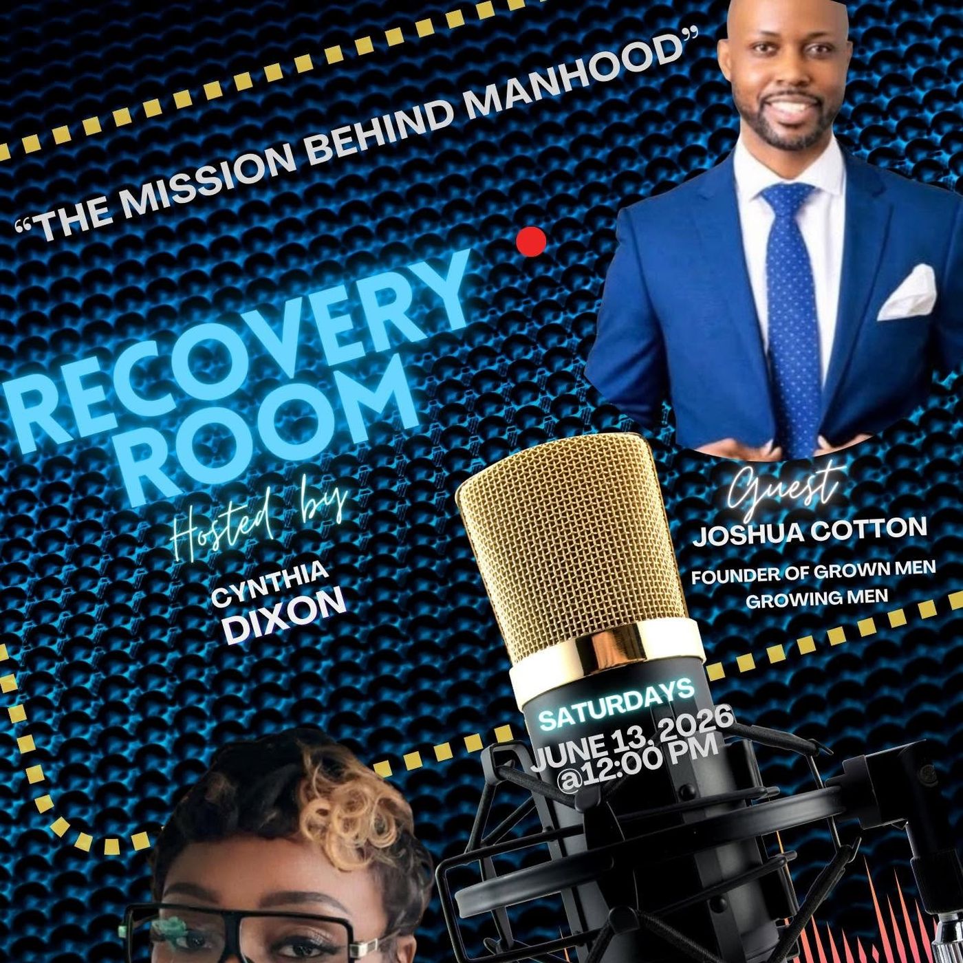Joshua Cotton / Recovery Room Podcast episode artwork