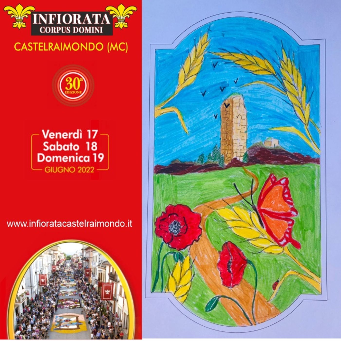 Infiorata Castelraimondo 2022 - GTMarche