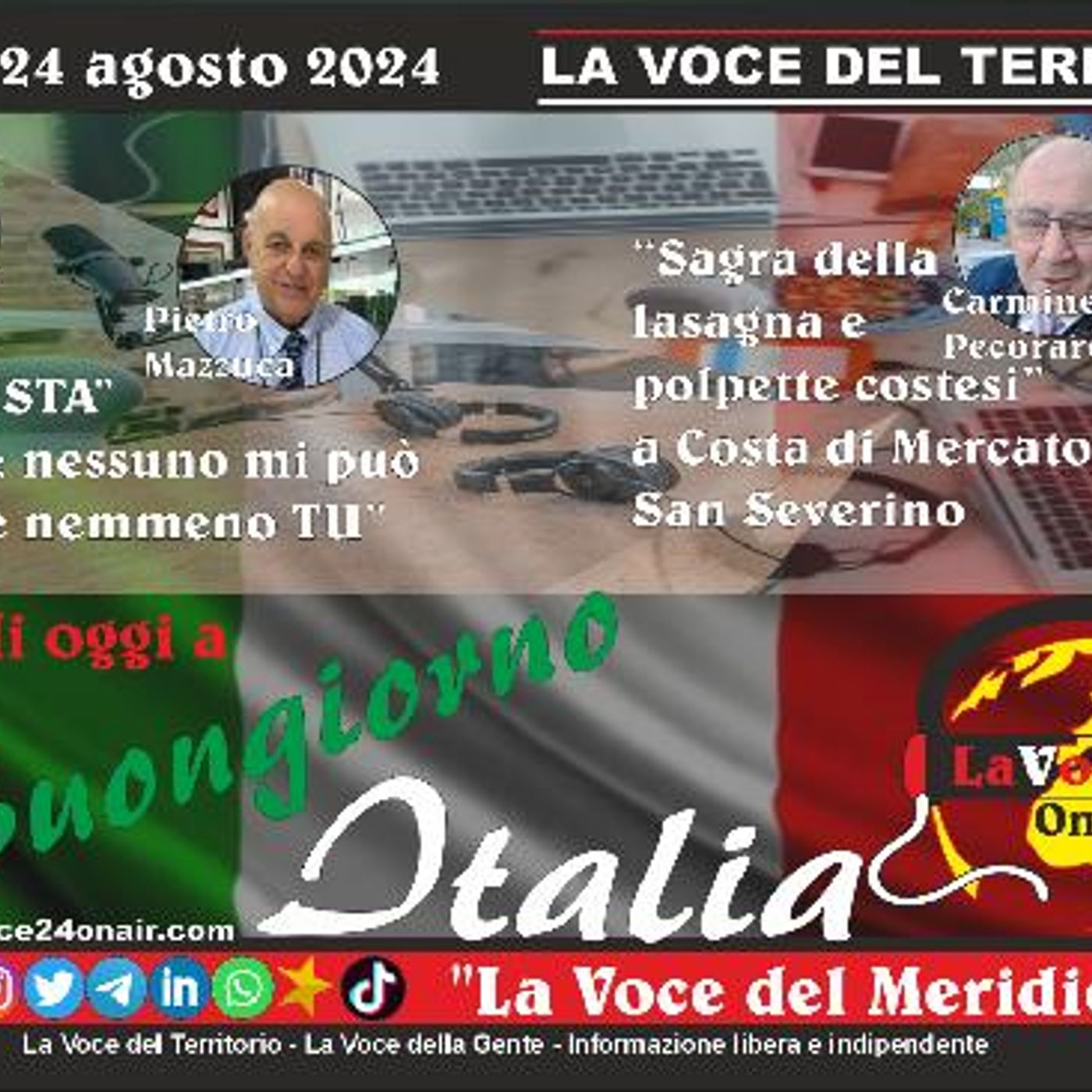 BUONGIORNO ITALIA Magazine settimanale di approfondimento con ospiti - puntata del 24 agosto 2024 Parte 2° episode artwork