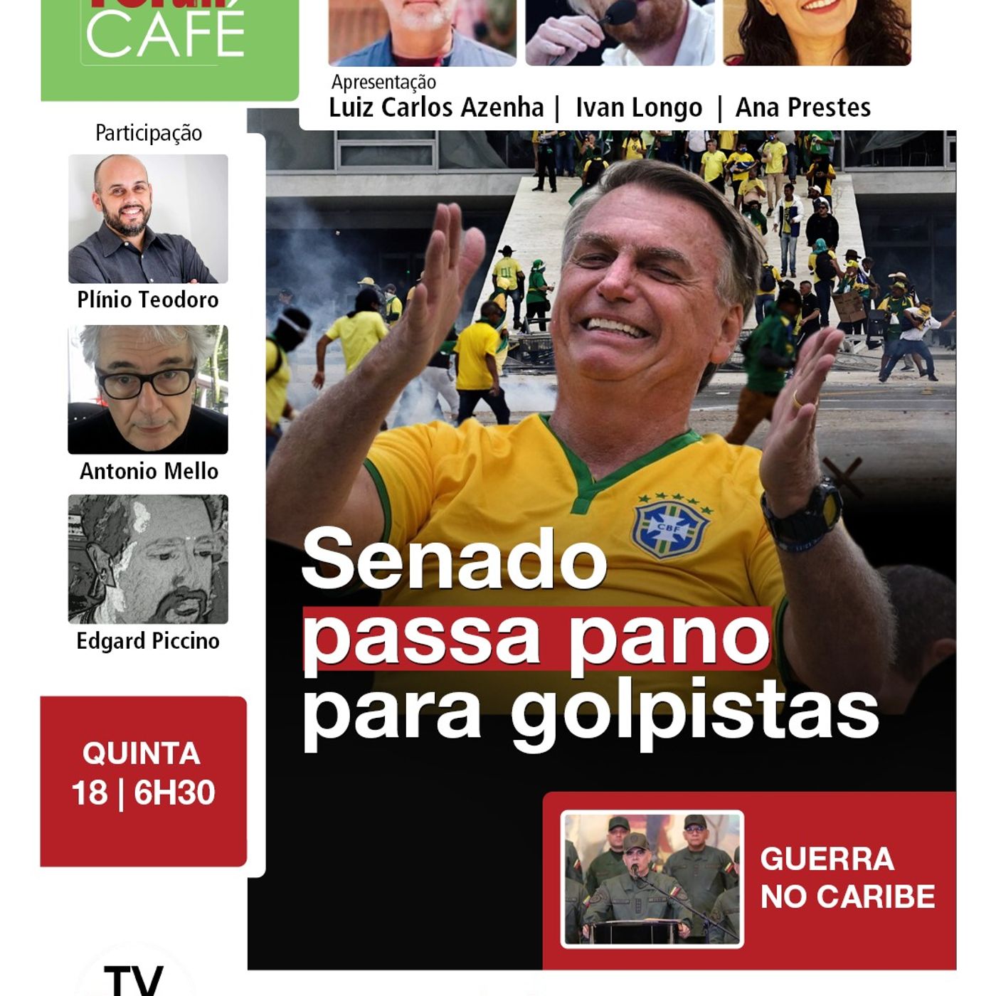 Redução de pena beneficia Bolsonaro, em projeto inconstitucional | 18.12.25