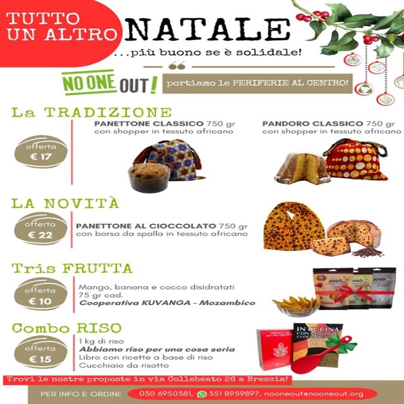 I doni solidali natalizi di NO ONE OUT, a sostegno della cooperazione internazionale: intervista a Federica Nassini  -  12 dicembre 2025 episode artwork