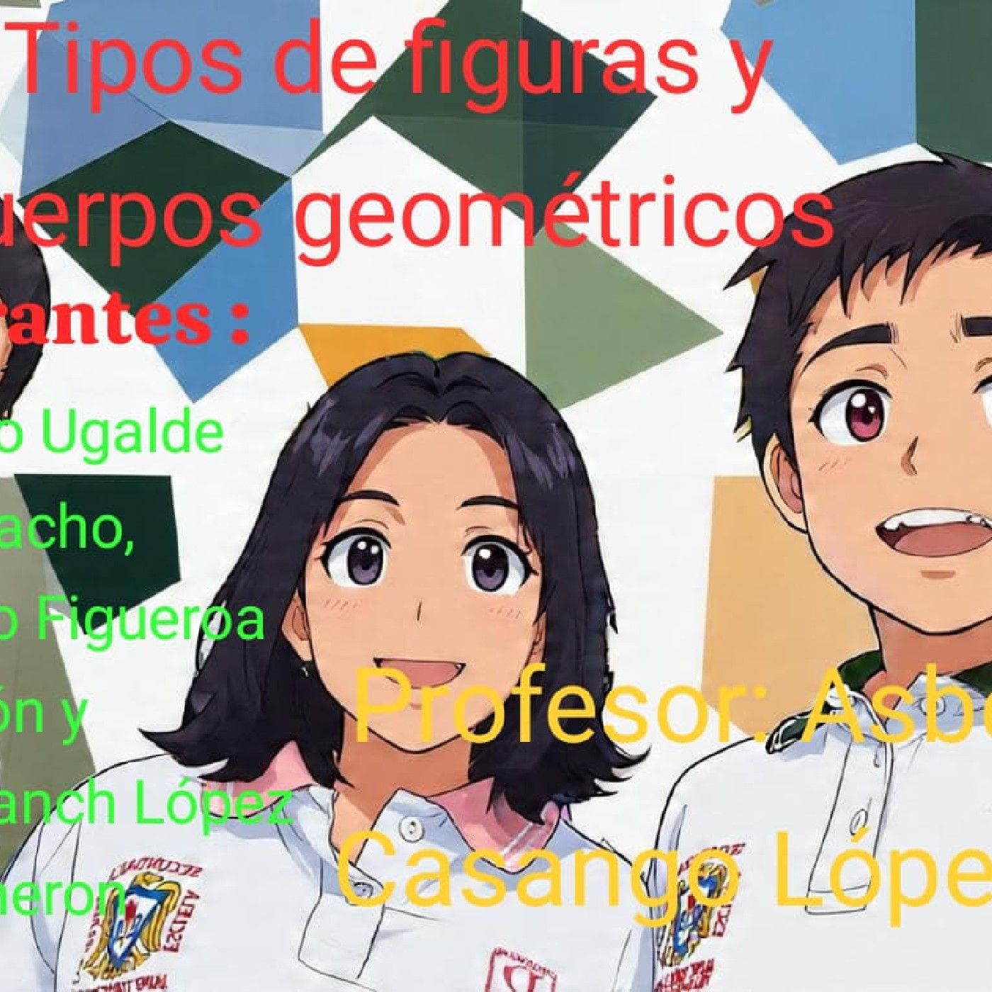 Tipos de figuras y cuerpos geométricos cover art