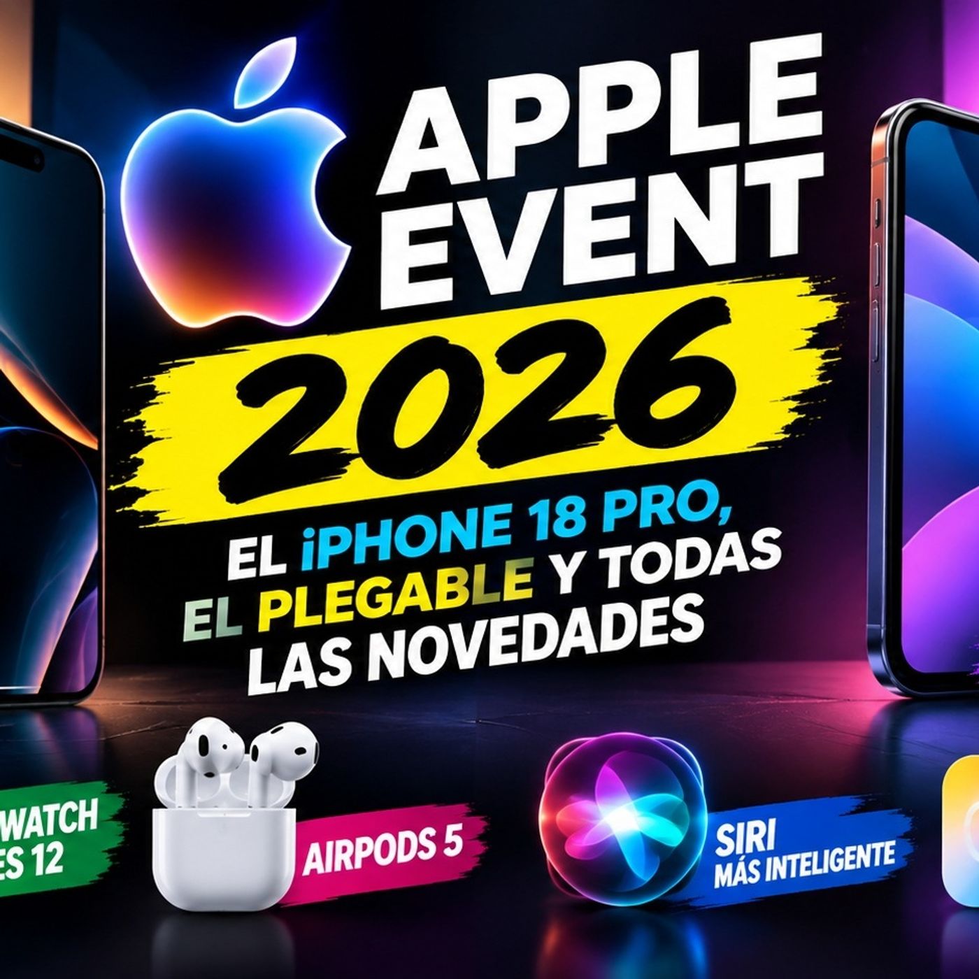🍎 ¡APPLE EVENT 2026! El iPhone 18 PRO, el PLEGABLE y todas las NOVEDADES 🔥📱 episode artwork