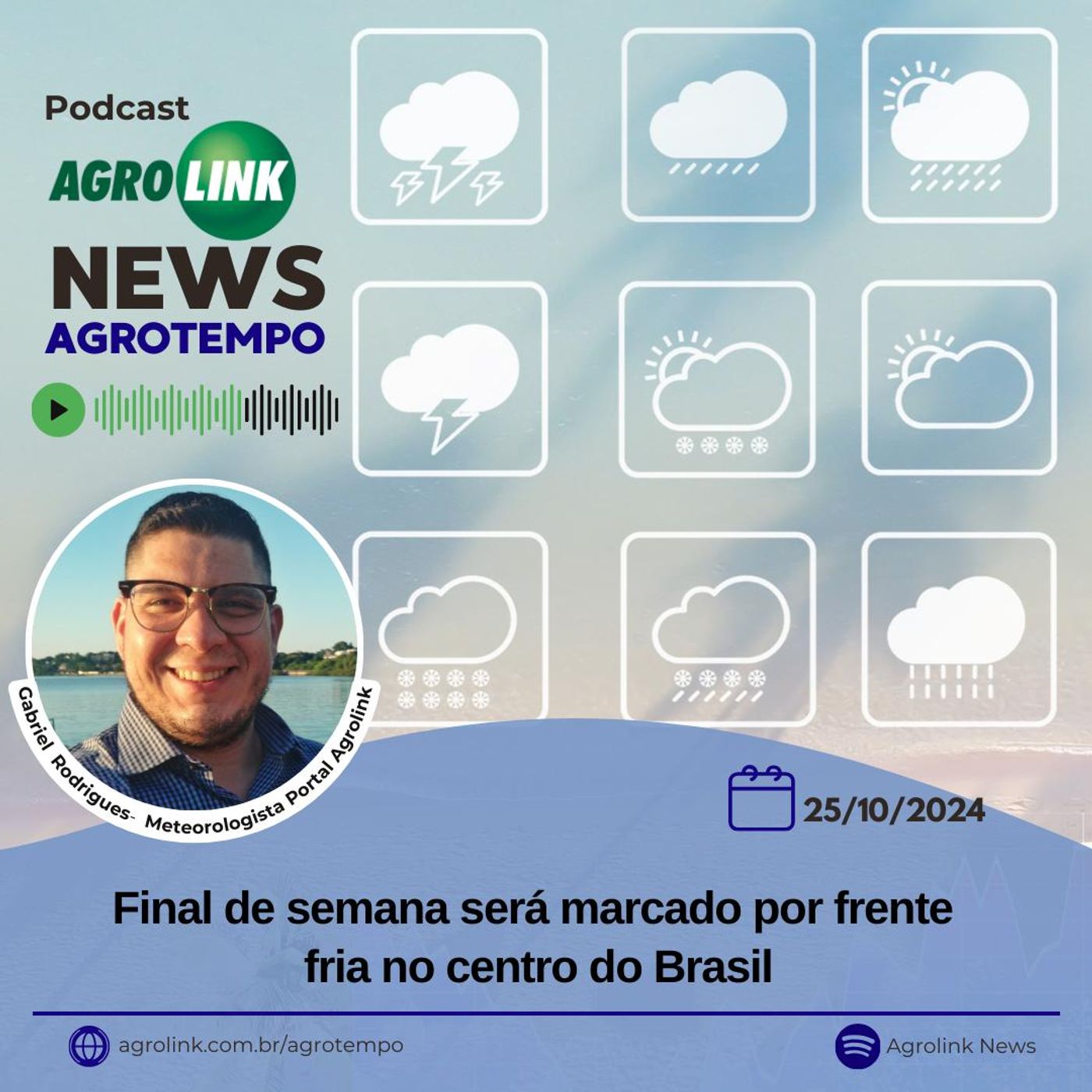 Final de semana será marcado por frente fria no centro do Brasil episode artwork