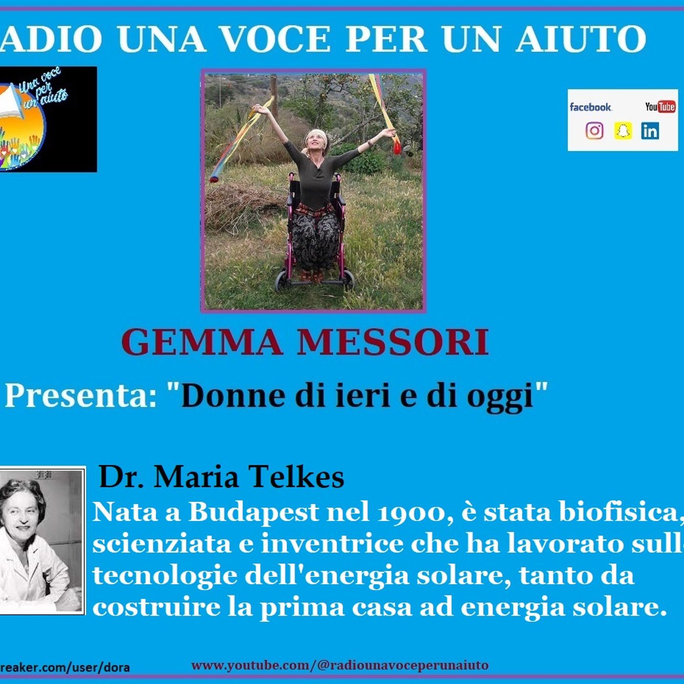 RUBRICA DONNE DI IERI E DI OGGI: MARIA TELKES  - la regina del sole episode artwork