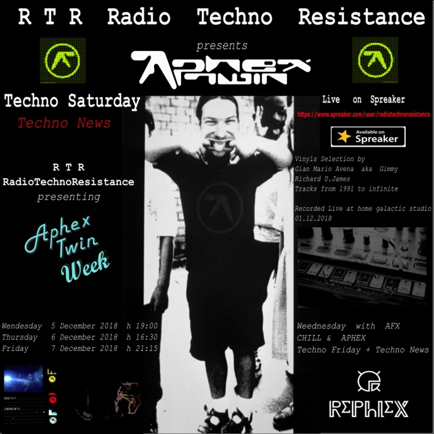 RTR / RADIO-TECHNO-RESISTANCE      100% Techno Electronic Music