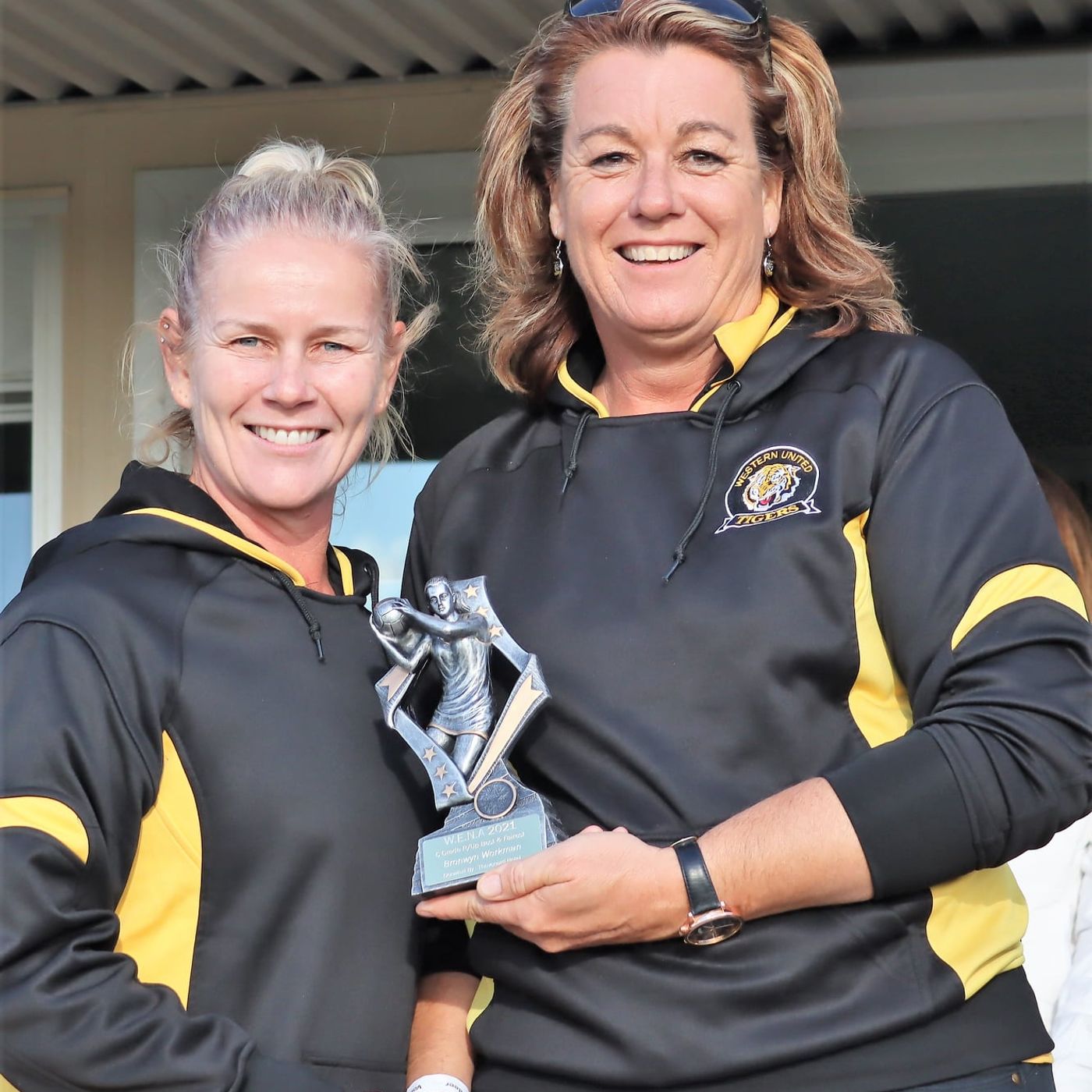 Rehanna Freeman appears on the Flow Friday Sports Show to talk all things Western Eyre Netball episode artwork