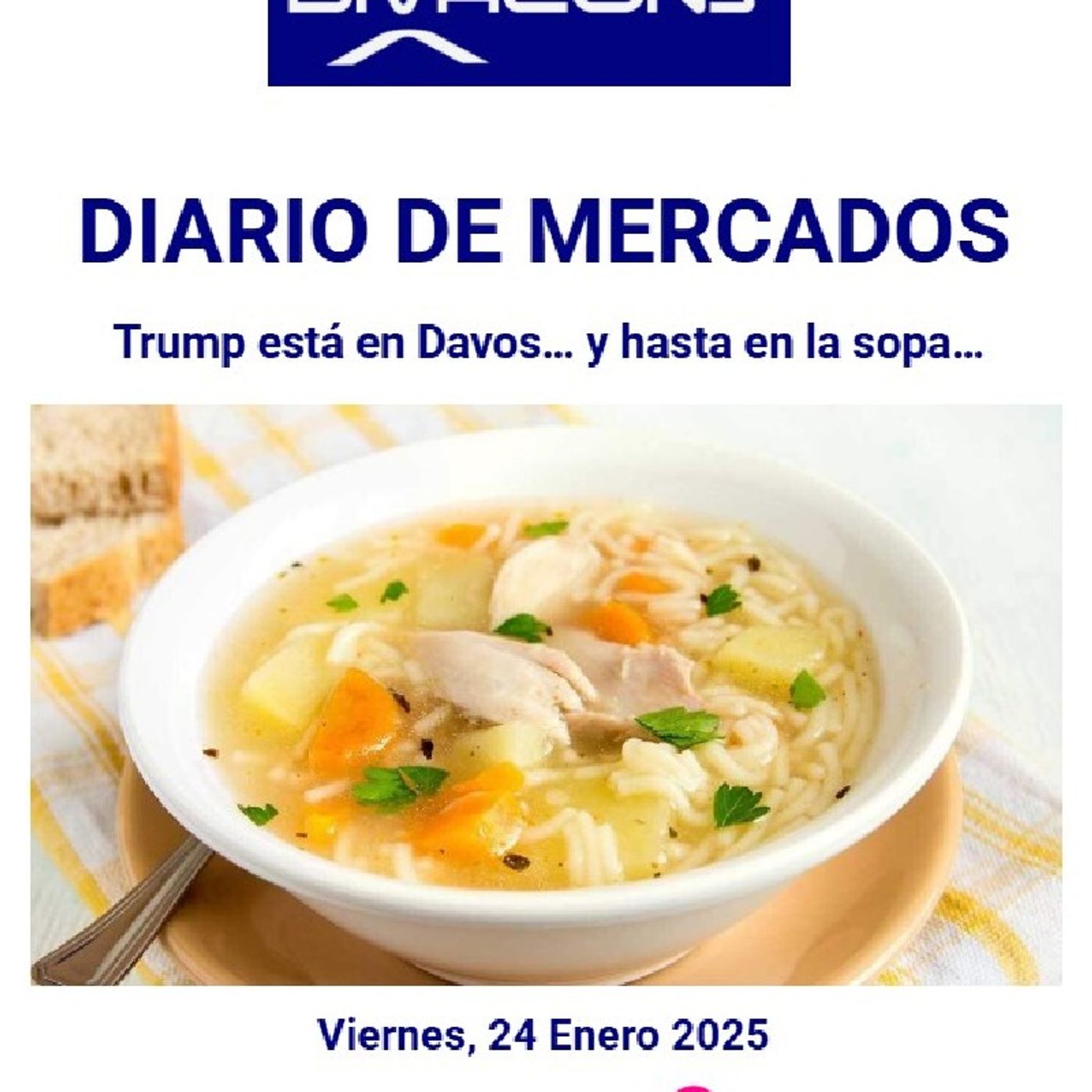PODCAST en abierto DIARIO DE MERCADOS Viernes 24 Enero 2025 episode artwork