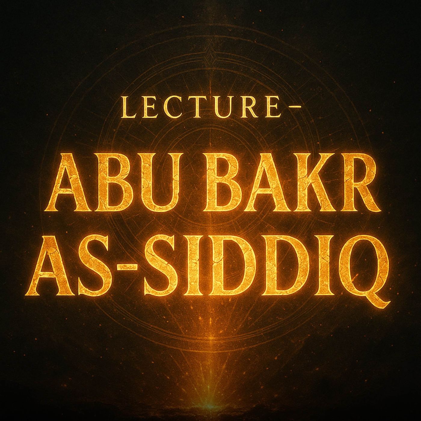 Lecture – Abu Bakr As-Siddiq | Mufti Menk