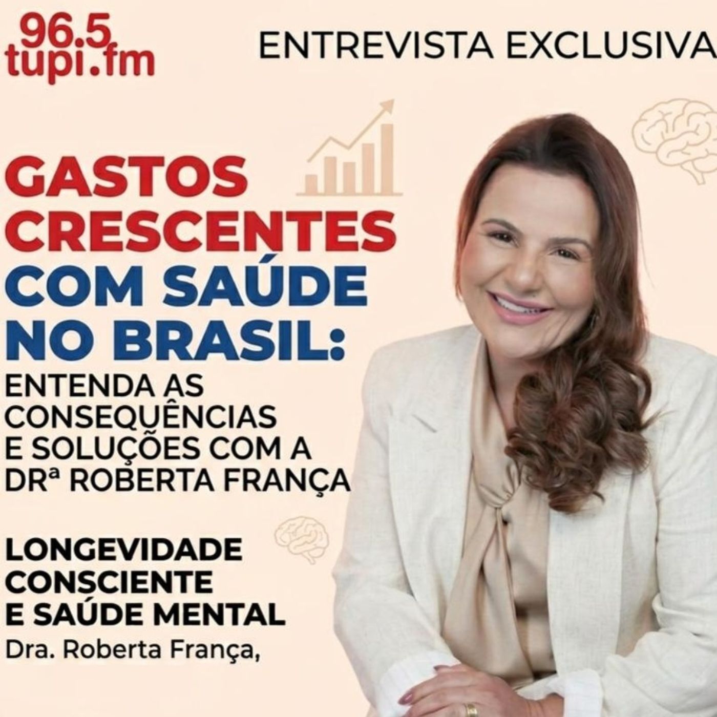 RÁDIO TUPI: GASTOS SERÃO CADA VEZ MAIORES EM RELAÇÃO A SAÚDE NO BRASIL episode artwork