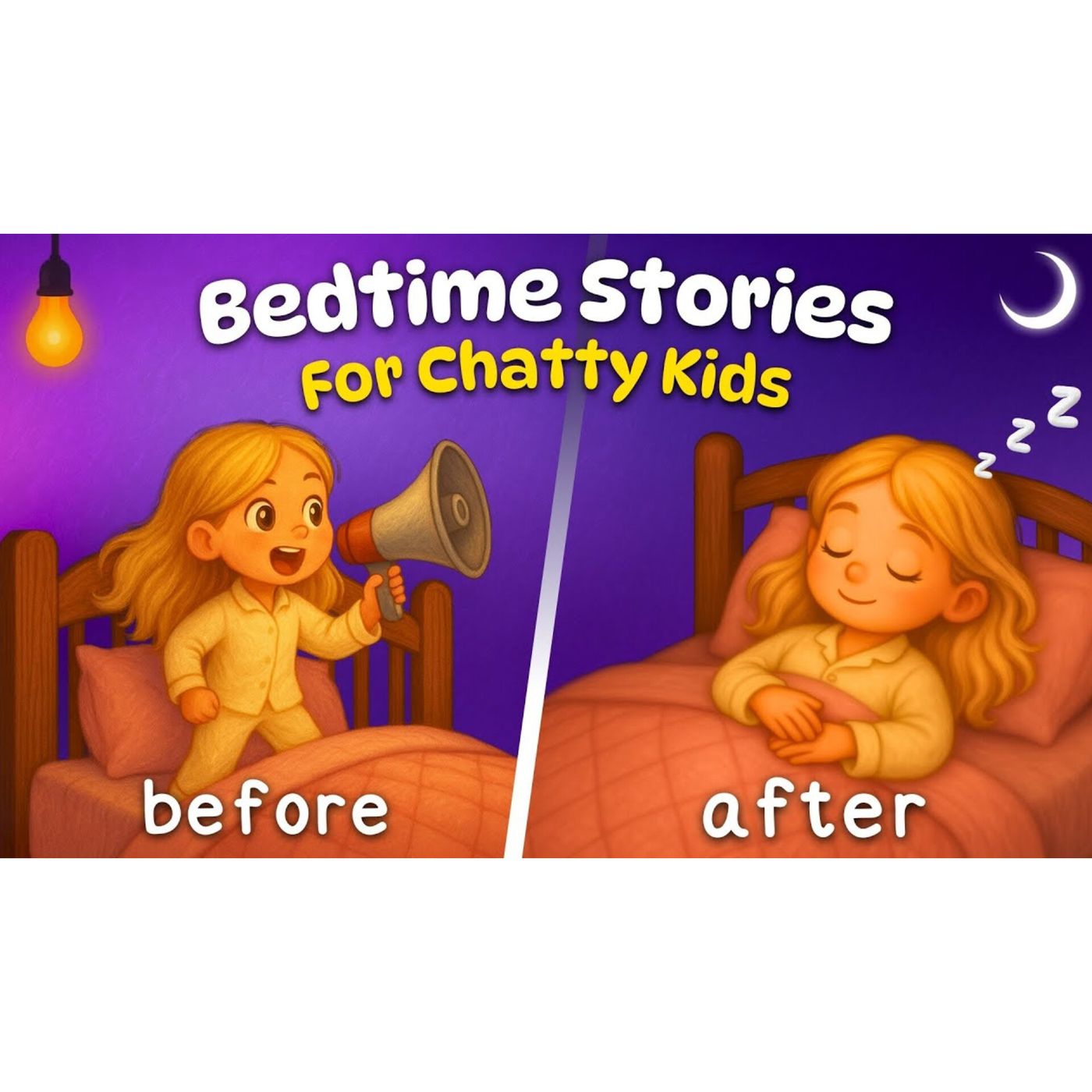 Bedtime Stories for Chatty Kids 😴 Calming Sleepy Tales 💤(M4A_128K)