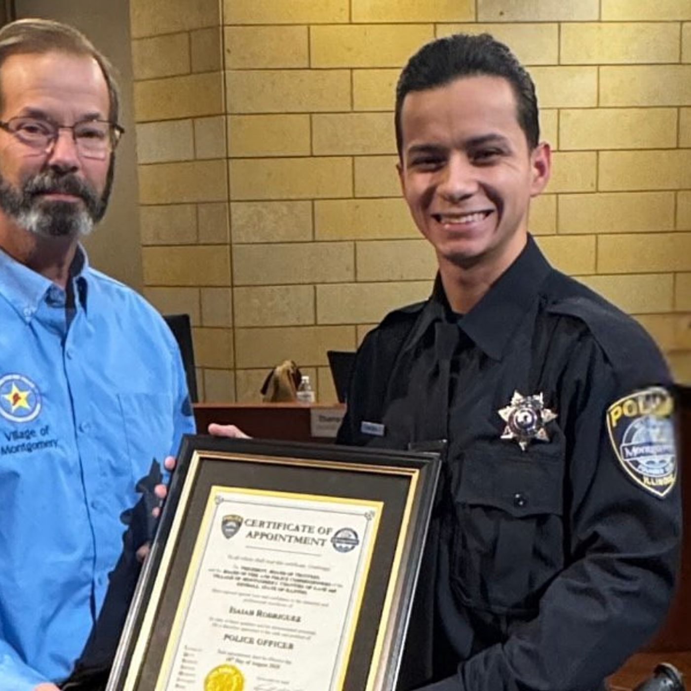 Montgomery welcomes newest police officer episode artwork