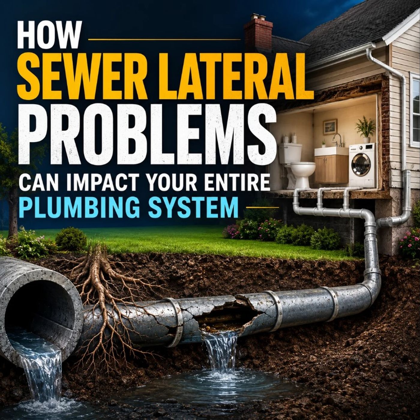 How Sewer Lateral Problems Can Impact Your Entire Plumbing System