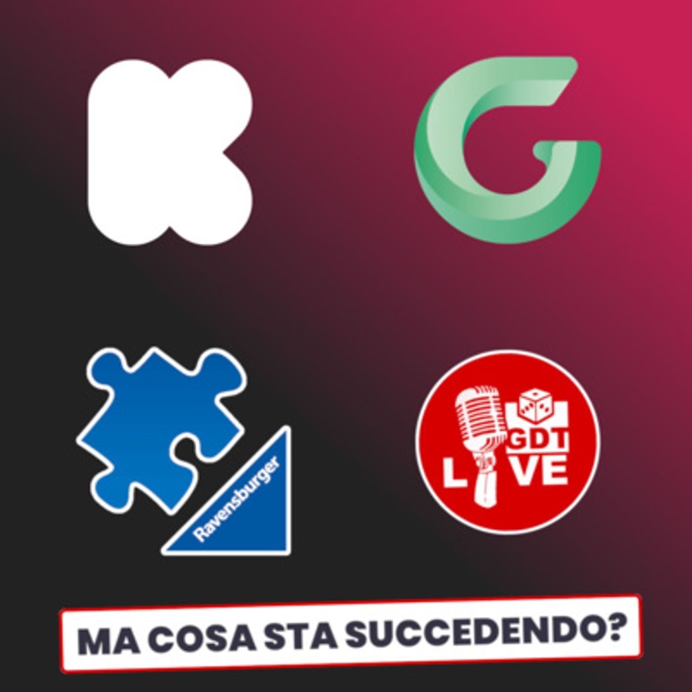 Kickstarter + Gamefound + Ravenburger: cosa sta succedendo? Cambierà qualcosa nel mondo dei giochi da tavolo? Proviamo a fare chiarezza! (ep episode artwork