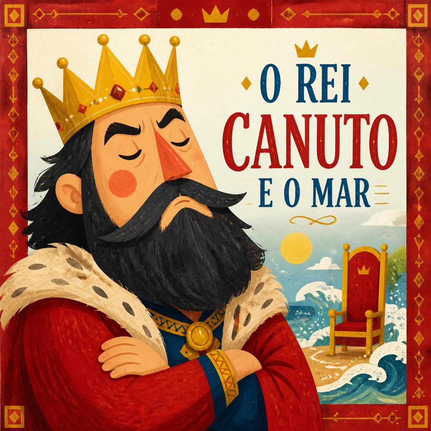 O Poderoso Rei Canuto e o Desafio da Maré ｜ Fábula