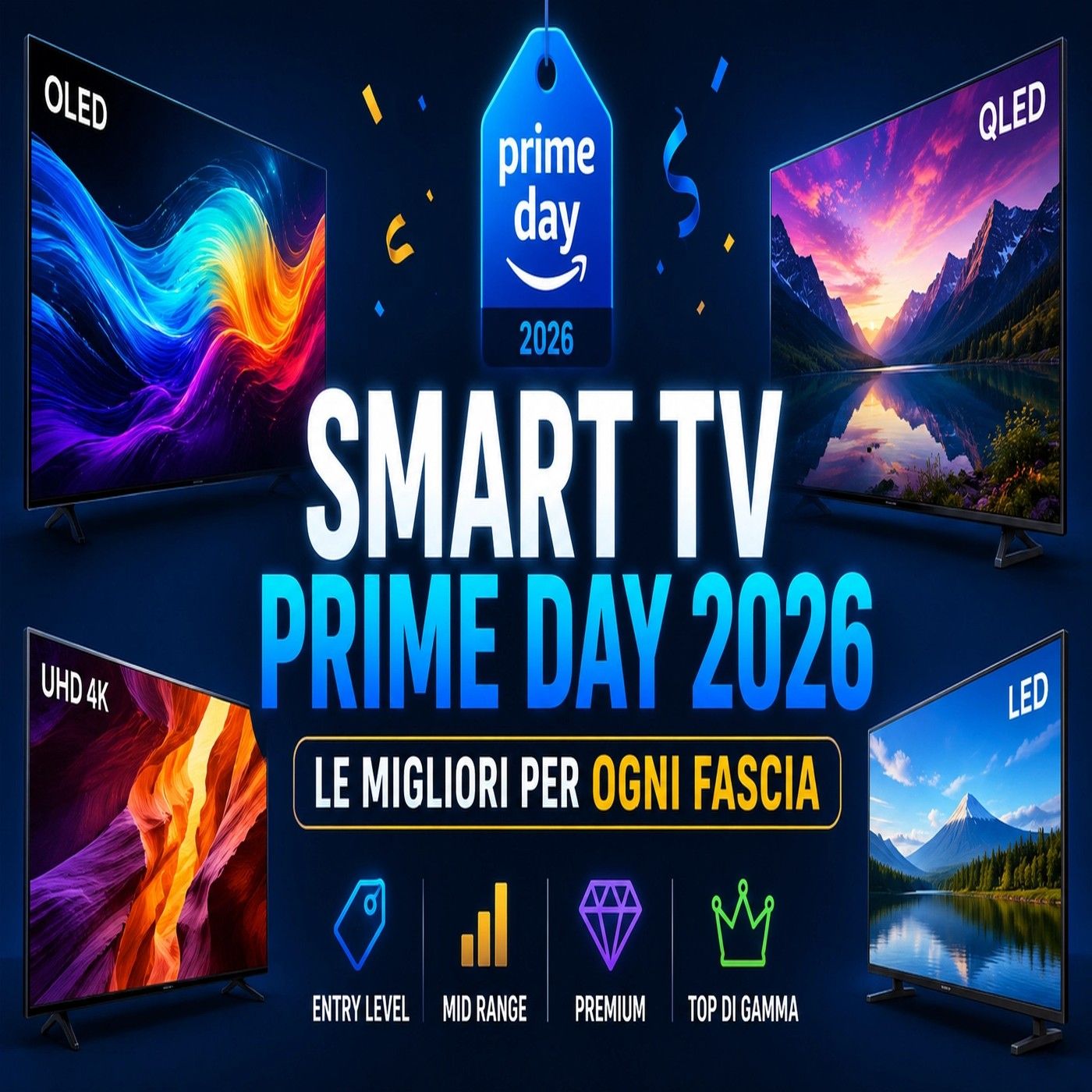 Offerte smart TV Prime Day 2026 fino al 48 su Samsung, Hisense, Xiaomi e Philips episode artwork