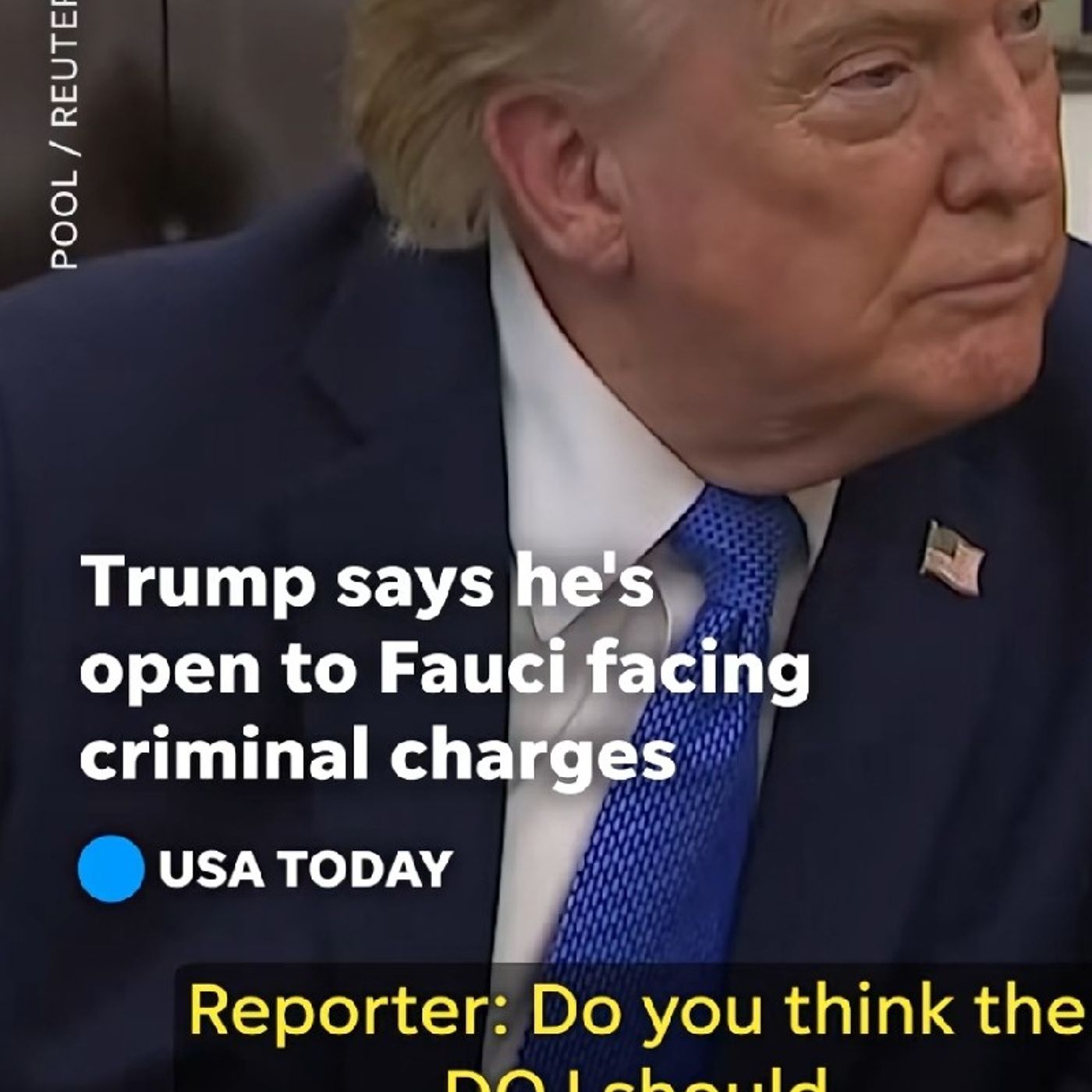 President Donald Trump suggested he would support the Justice episode artwork