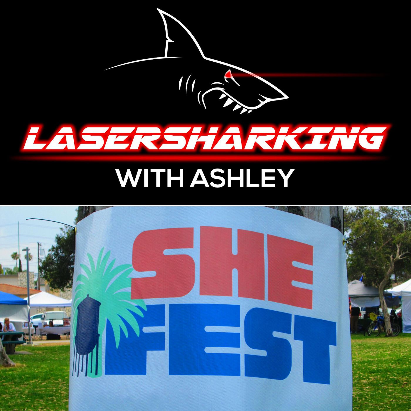 Lasersharking with Ashley