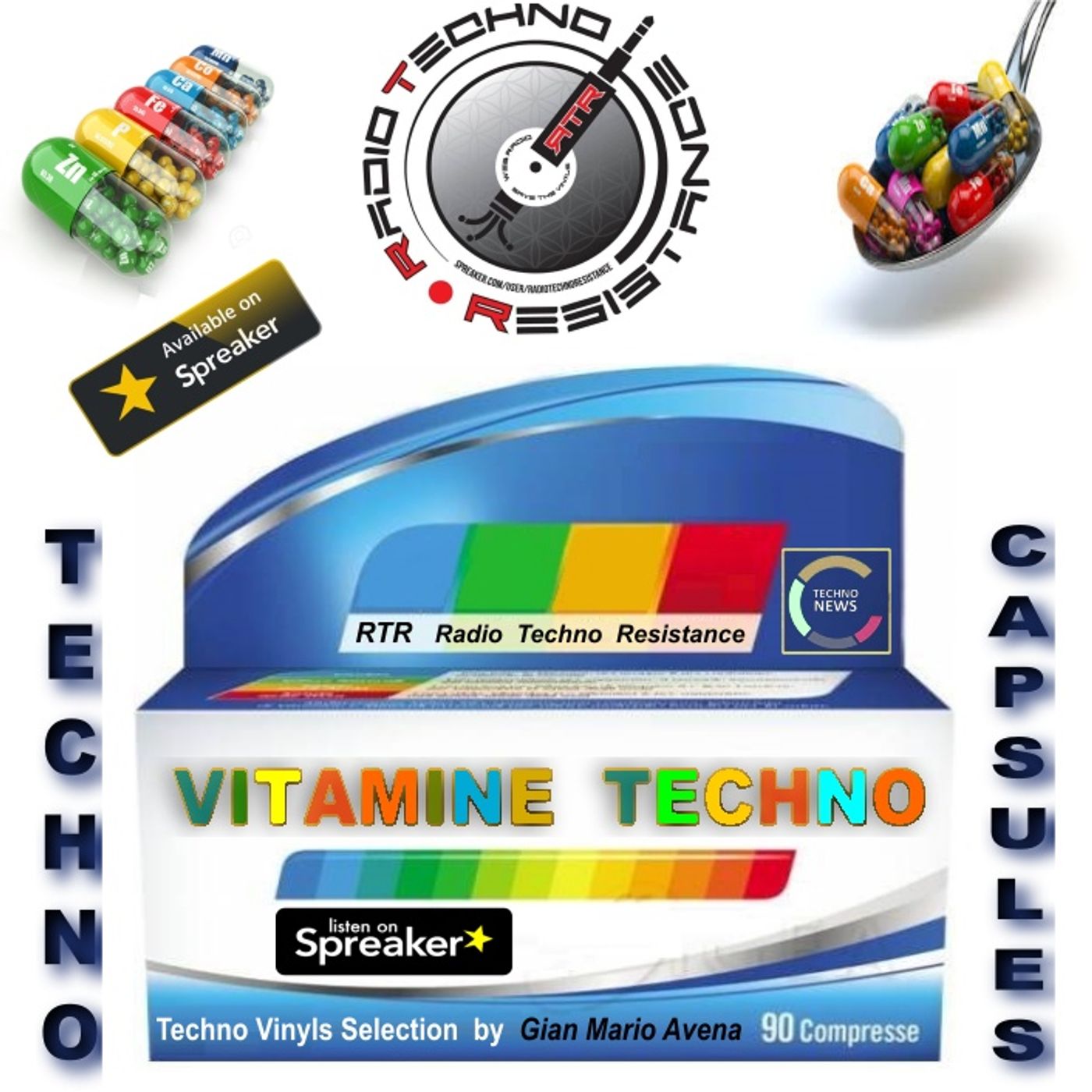 RTR / RADIO-TECHNO-RESISTANCE      100% Techno Electronic Music