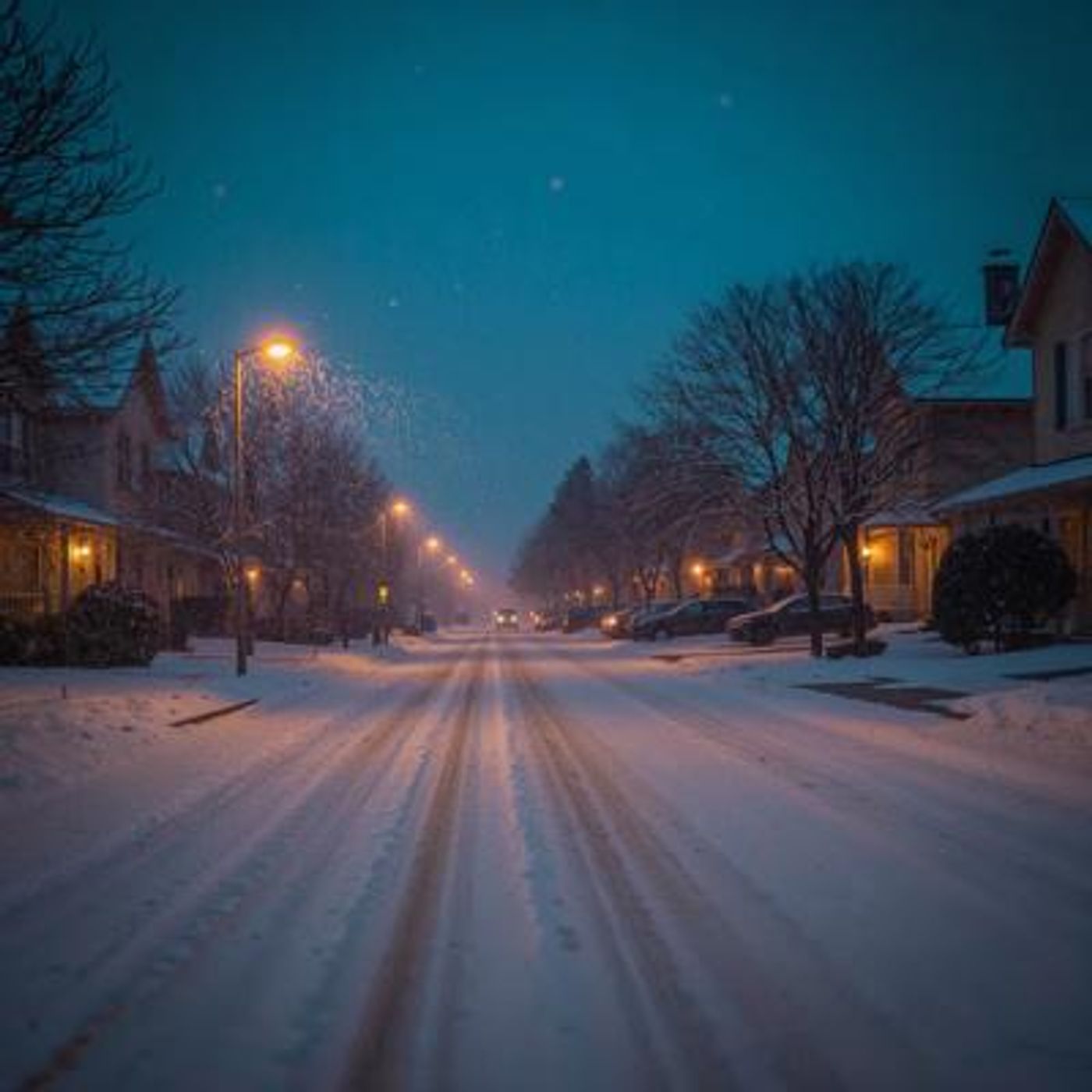 Winter Night Snow Flurry - 10 Hours Sleep Sound