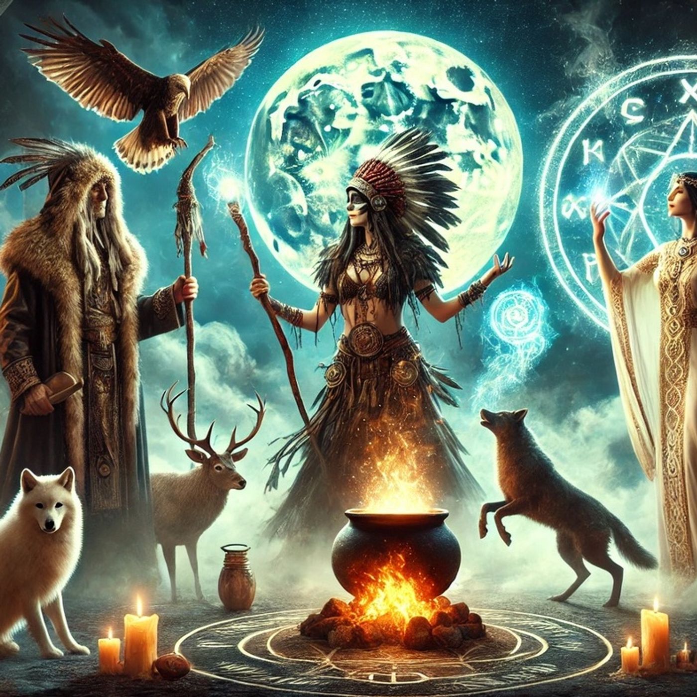 Rob McConnell Interviews - CERRIDWEN FALLINGSTAR - Shaman, Witch, and Priestess episode artwork