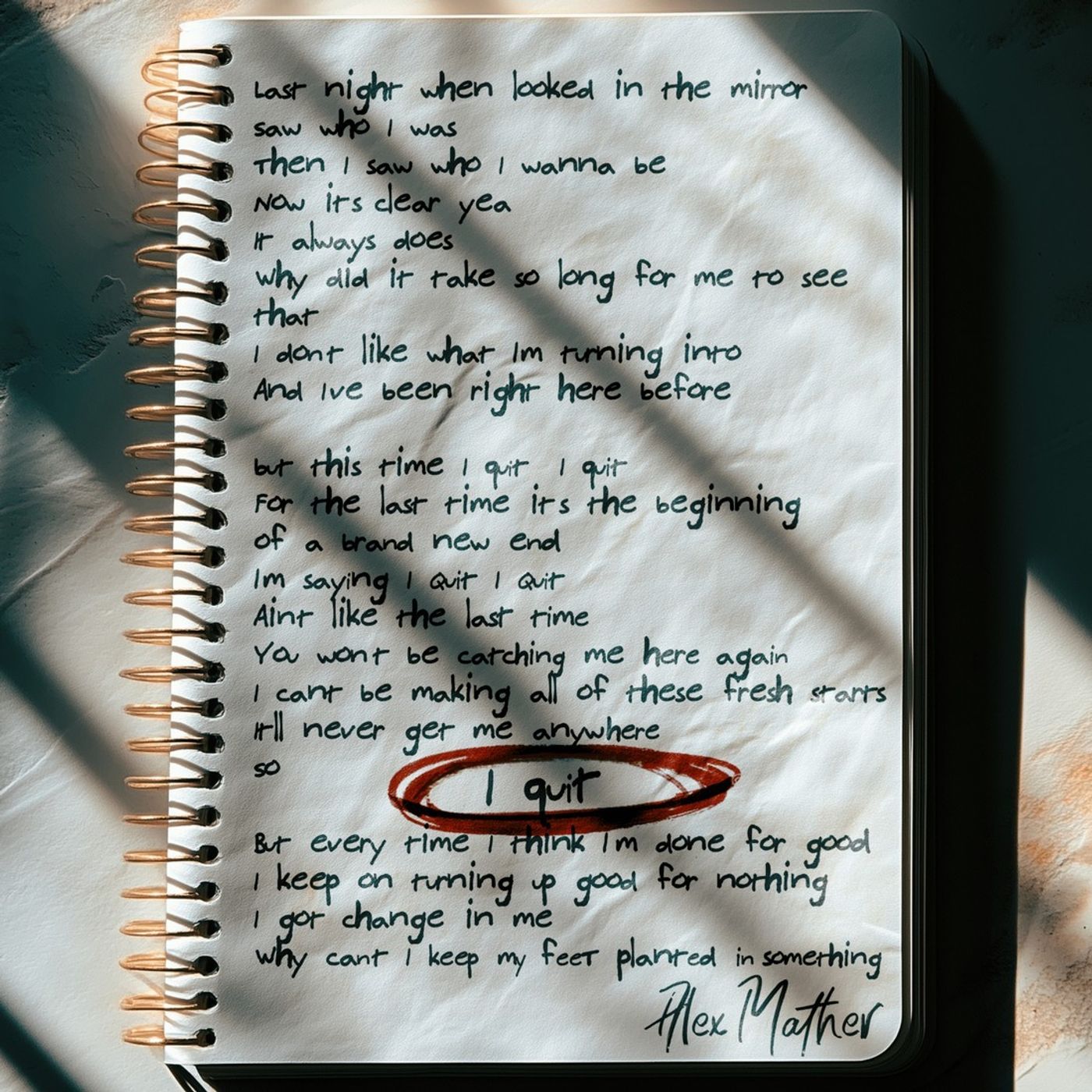 Alex Mather talks about his new song - I Quit episode artwork