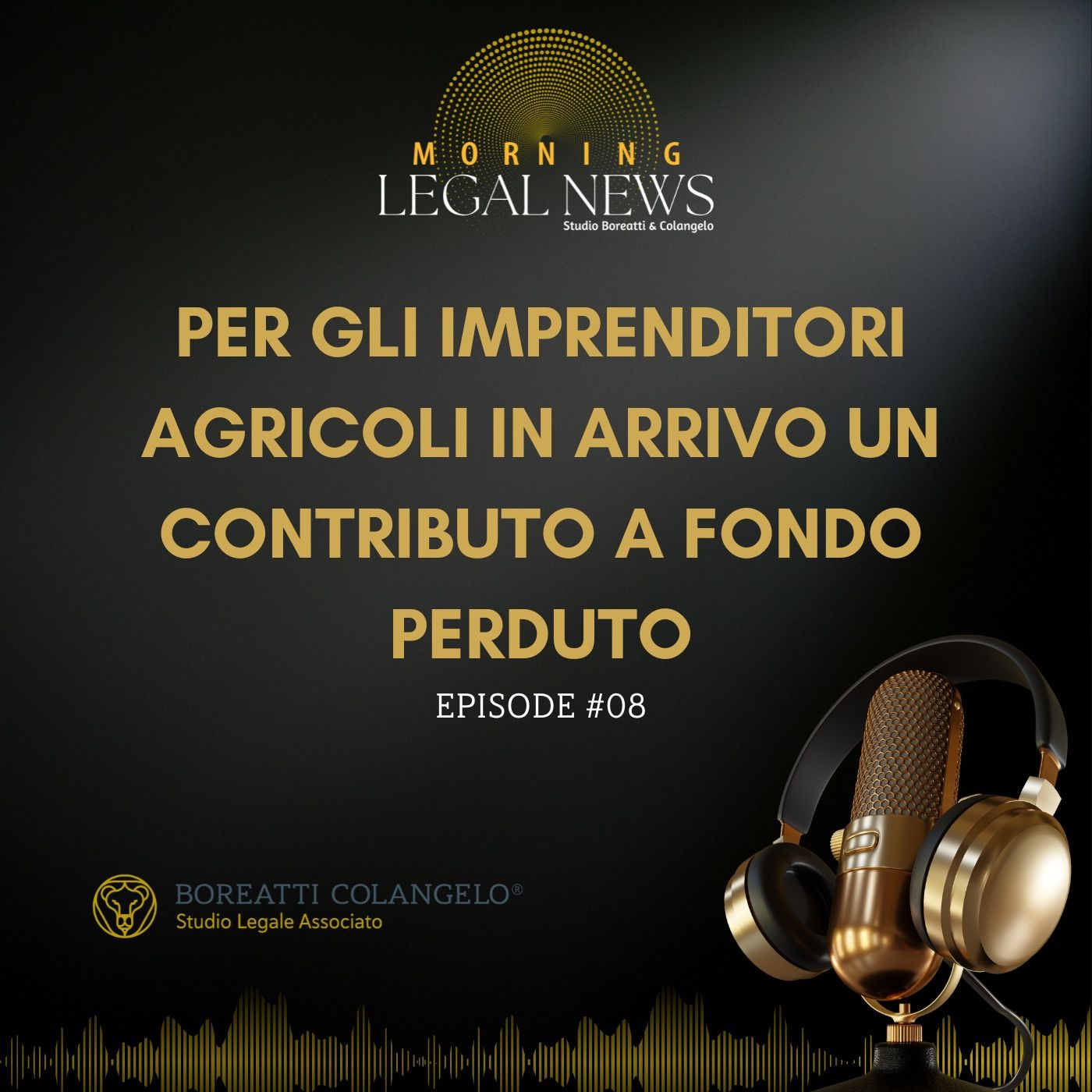 #08 - Per gli imprenditori agricoli in arrivo un contributo a fondo perduto | Boreatti & Colangelo episode artwork