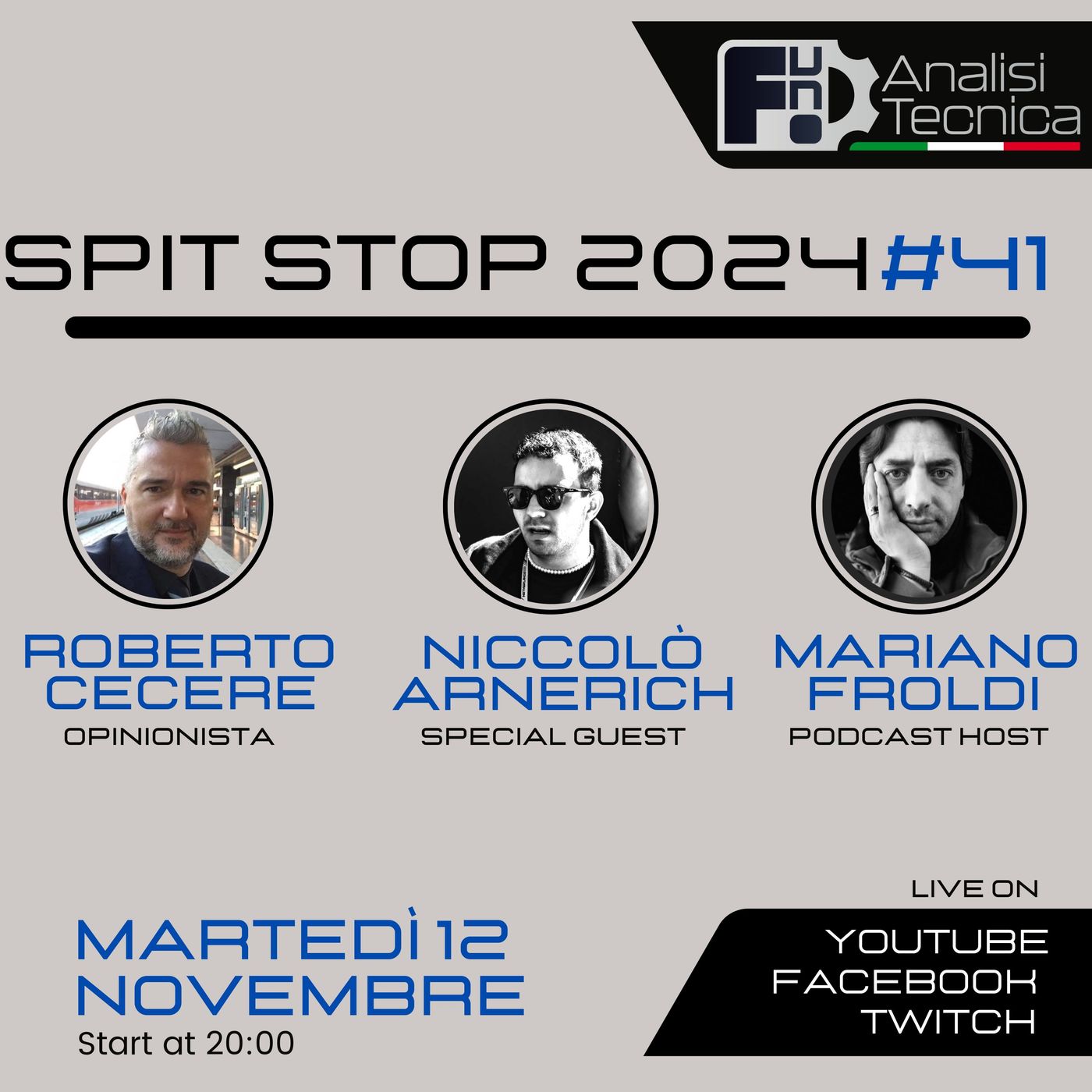 Spit Stop 2024 - Puntata 41 - LIVE con Niccolò Arnerich episode artwork