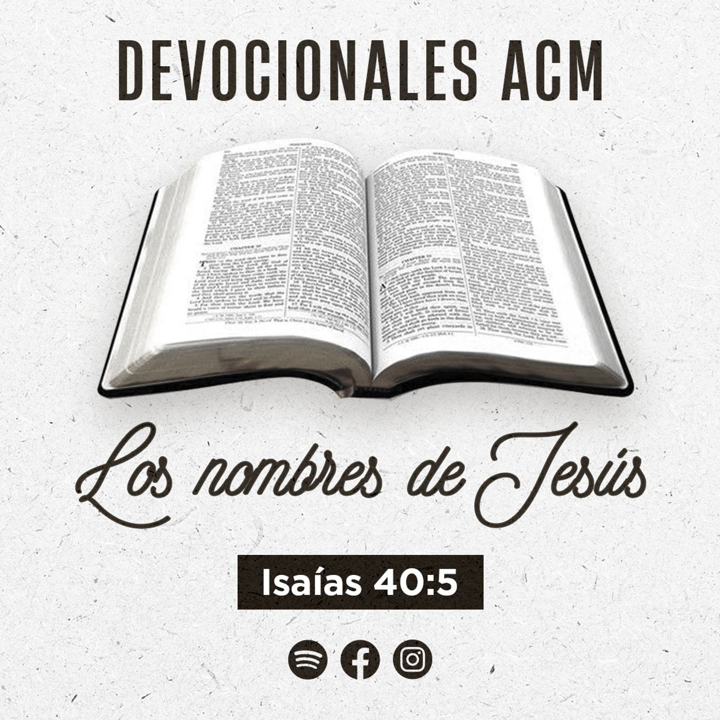Los nombres de Jesús | Isaías 40:5