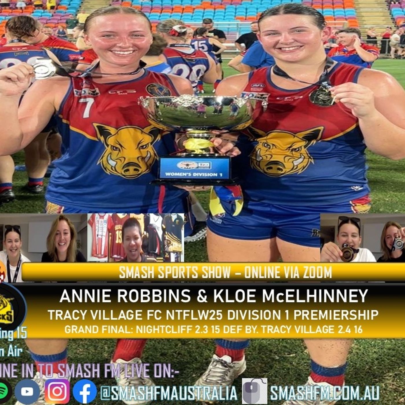 SSS15THYR: Tracy Village Football Club NT NTFLW25 Division 1 Premiership Interviews 170325