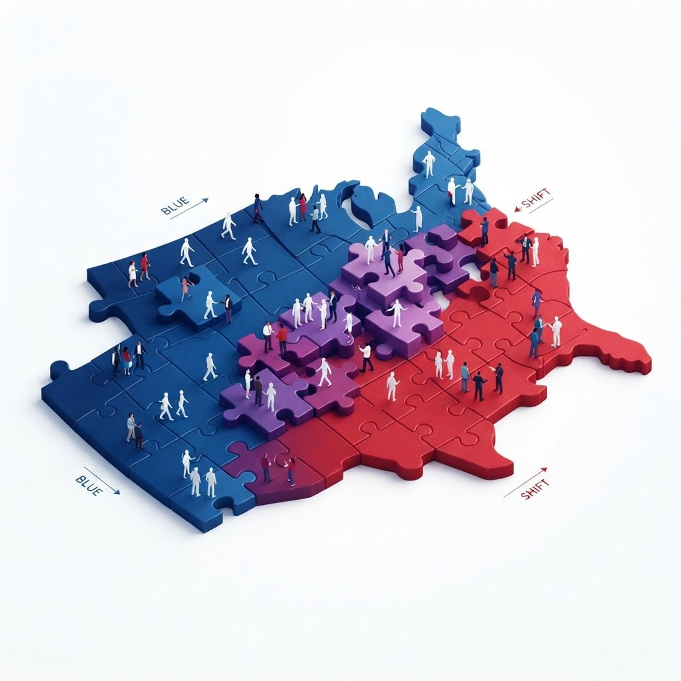 The Great Realignment_ Decoding the New Political Map — Conspiracy Theories Exploring The Unseen cover