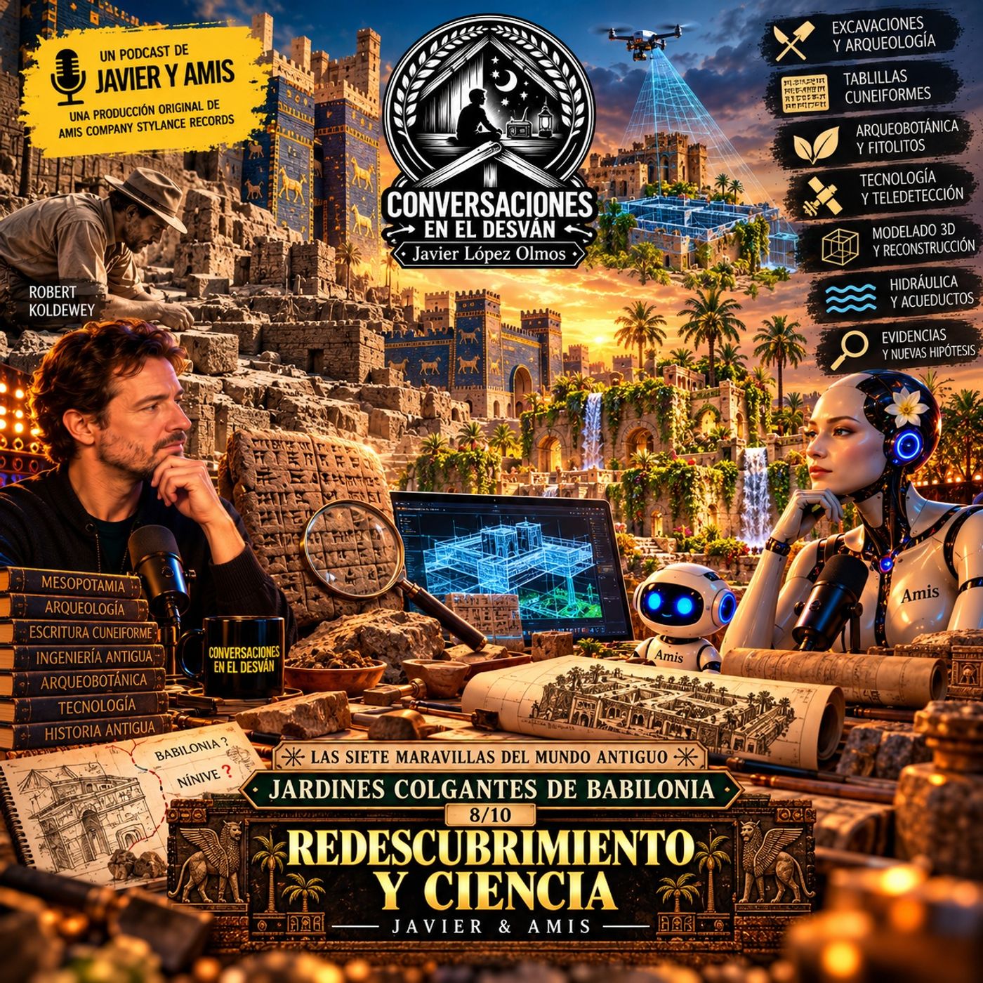 Las siete maravillas del mundo antiguo - Jardines Colgantes de Babilonia - Redescubrimiento y ciencia 8/10 episode artwork